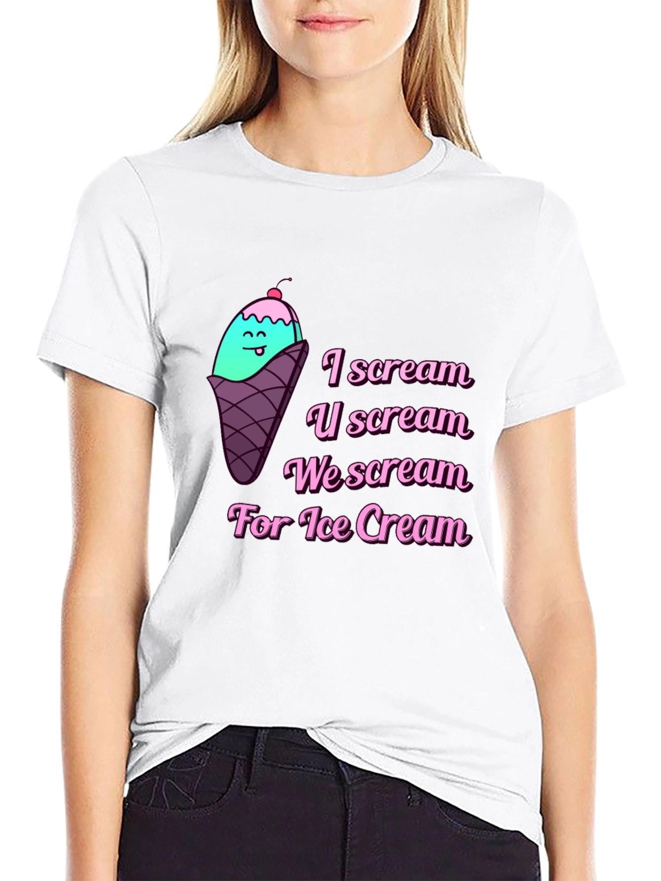 I Scream for Ice Cream Graphic Tee