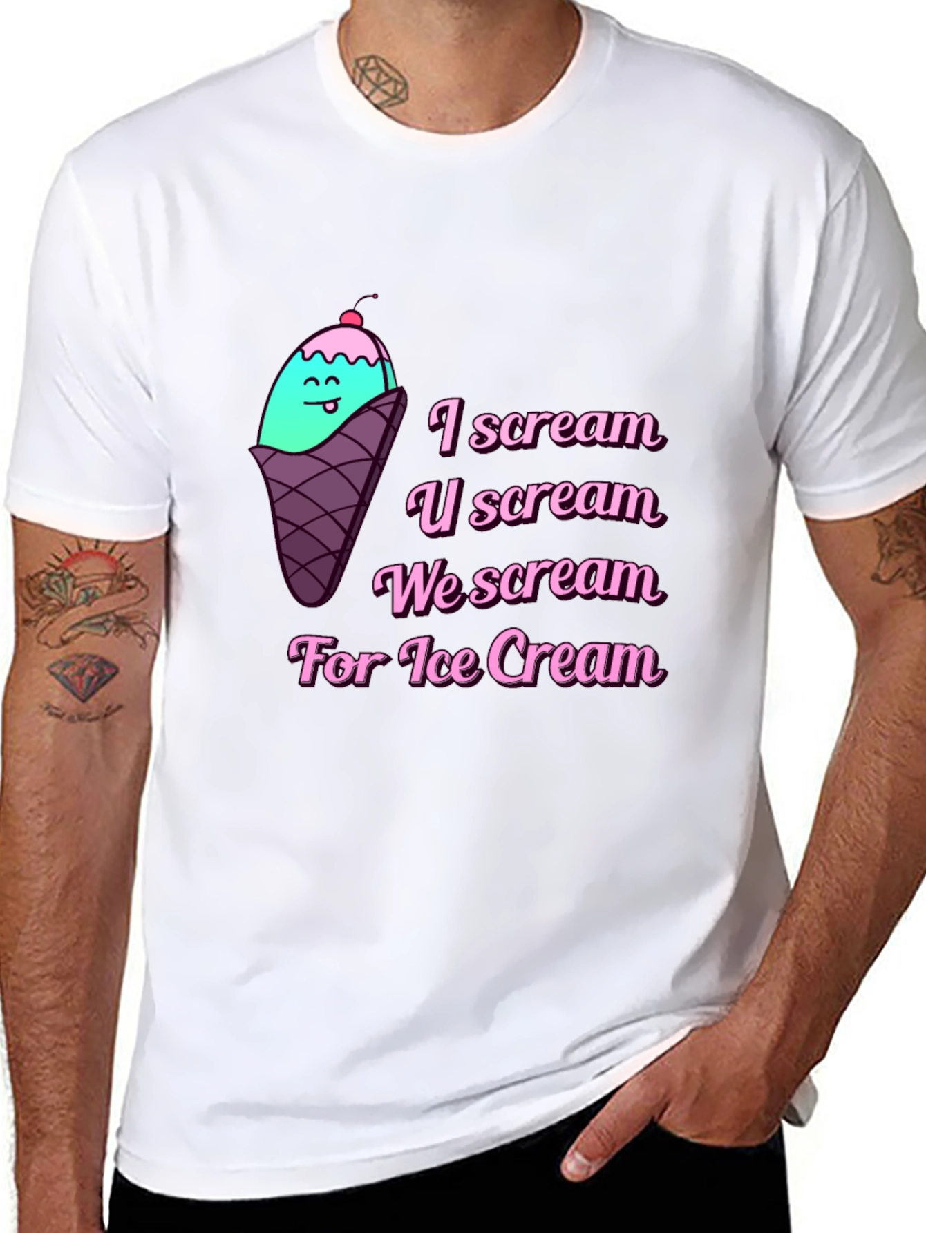 I Scream for Ice Cream Graphic Tee