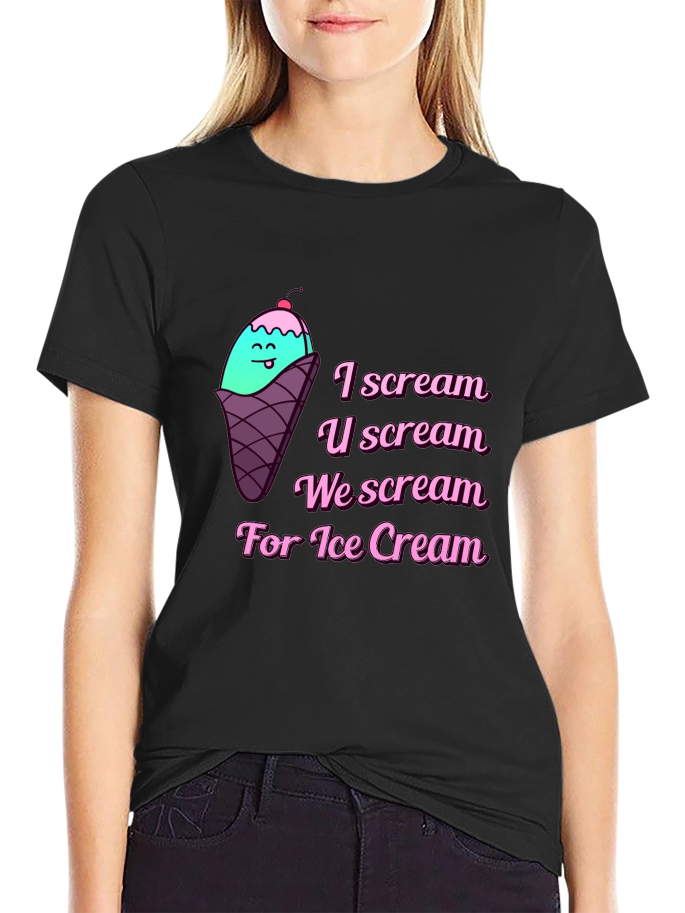 I Scream for Ice Cream Graphic Tee