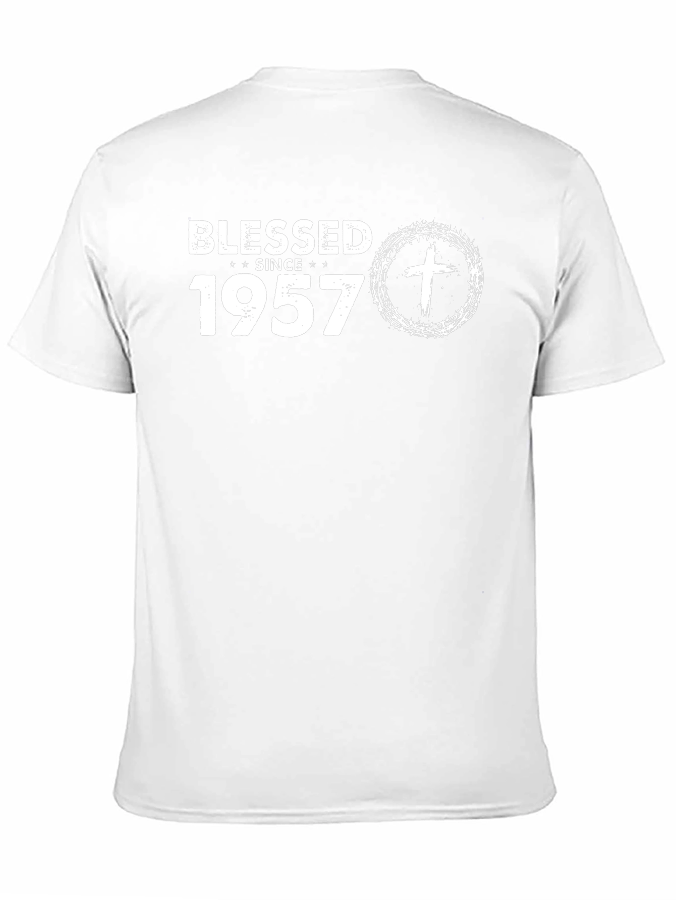 Blessed Since 1957 Black T-Shirt