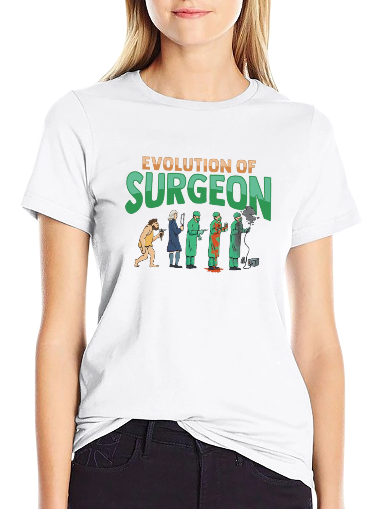 Evolution of Surgeon Graphic T-Shirt