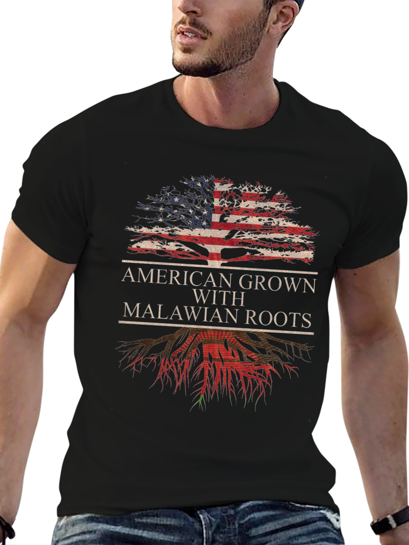American Grown with Malawian Roots T-Shirt