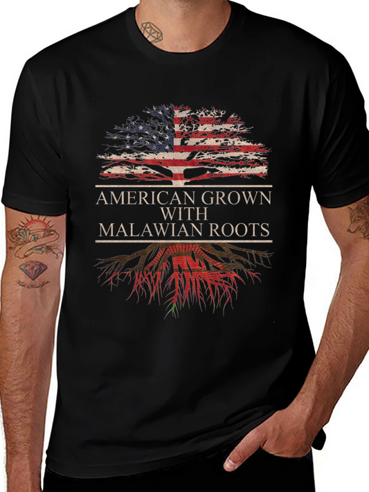 American Grown with Malawian Roots T-Shirt