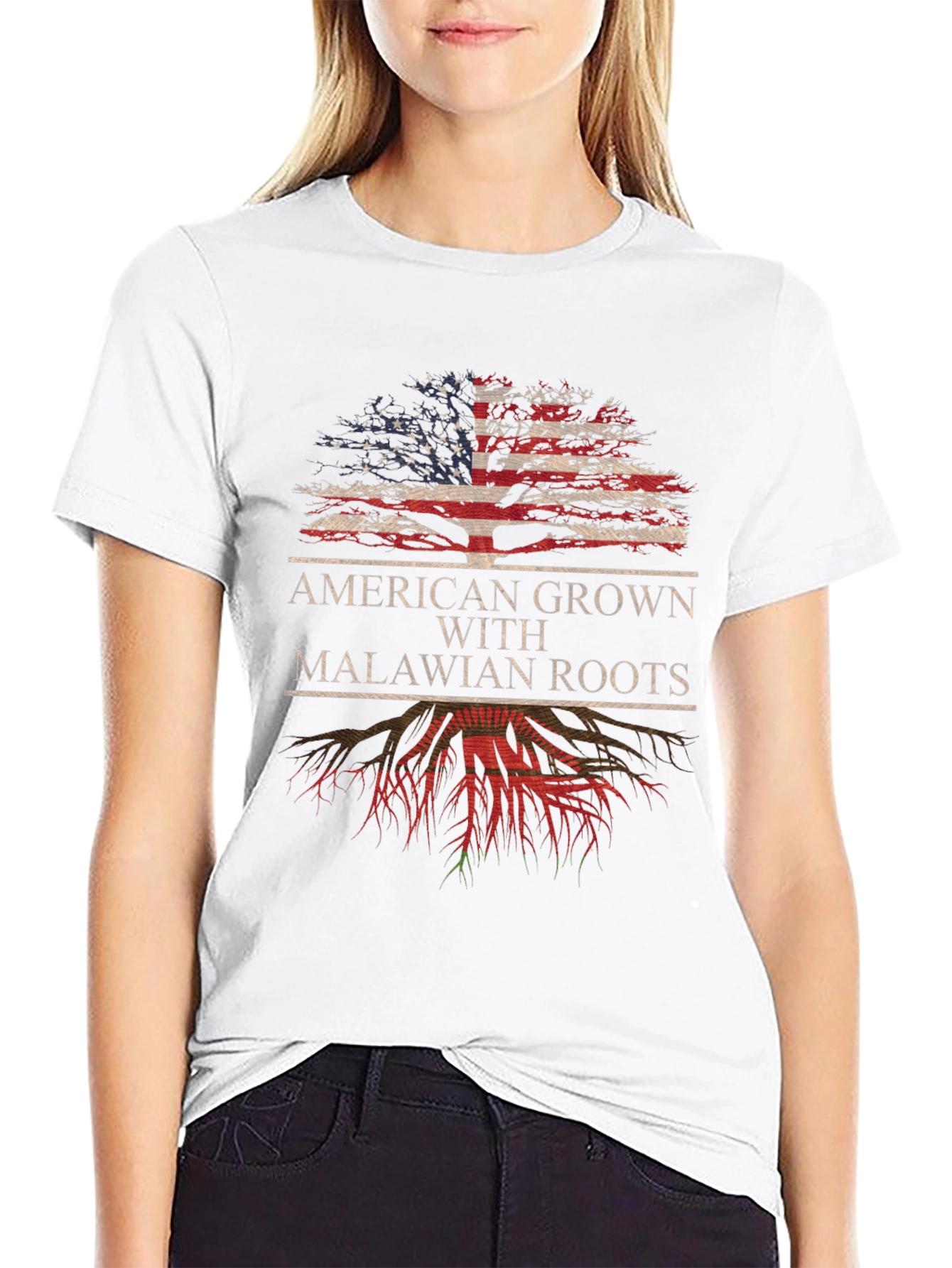 American Grown with Malawian Roots T-Shirt