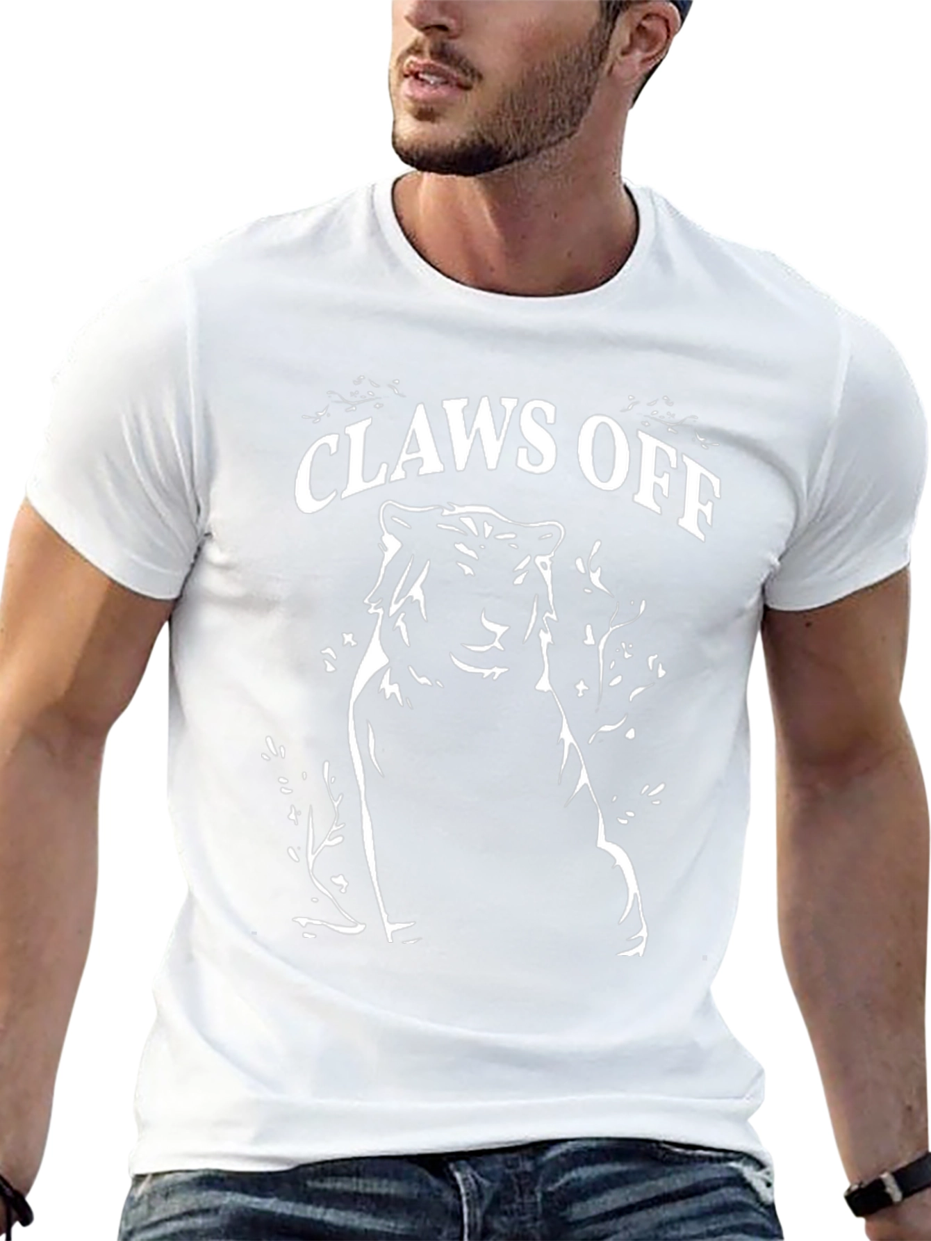 Claws Off Graphic Tee - Black Cotton T-Shirt