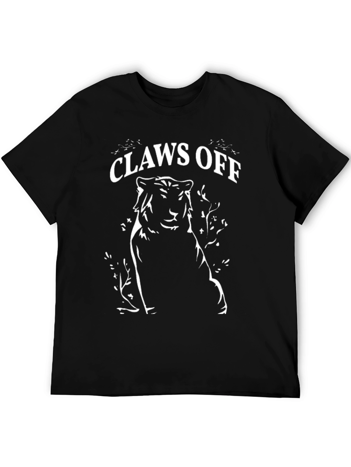 Claws Off Graphic Tee - Black Cotton T-Shirt