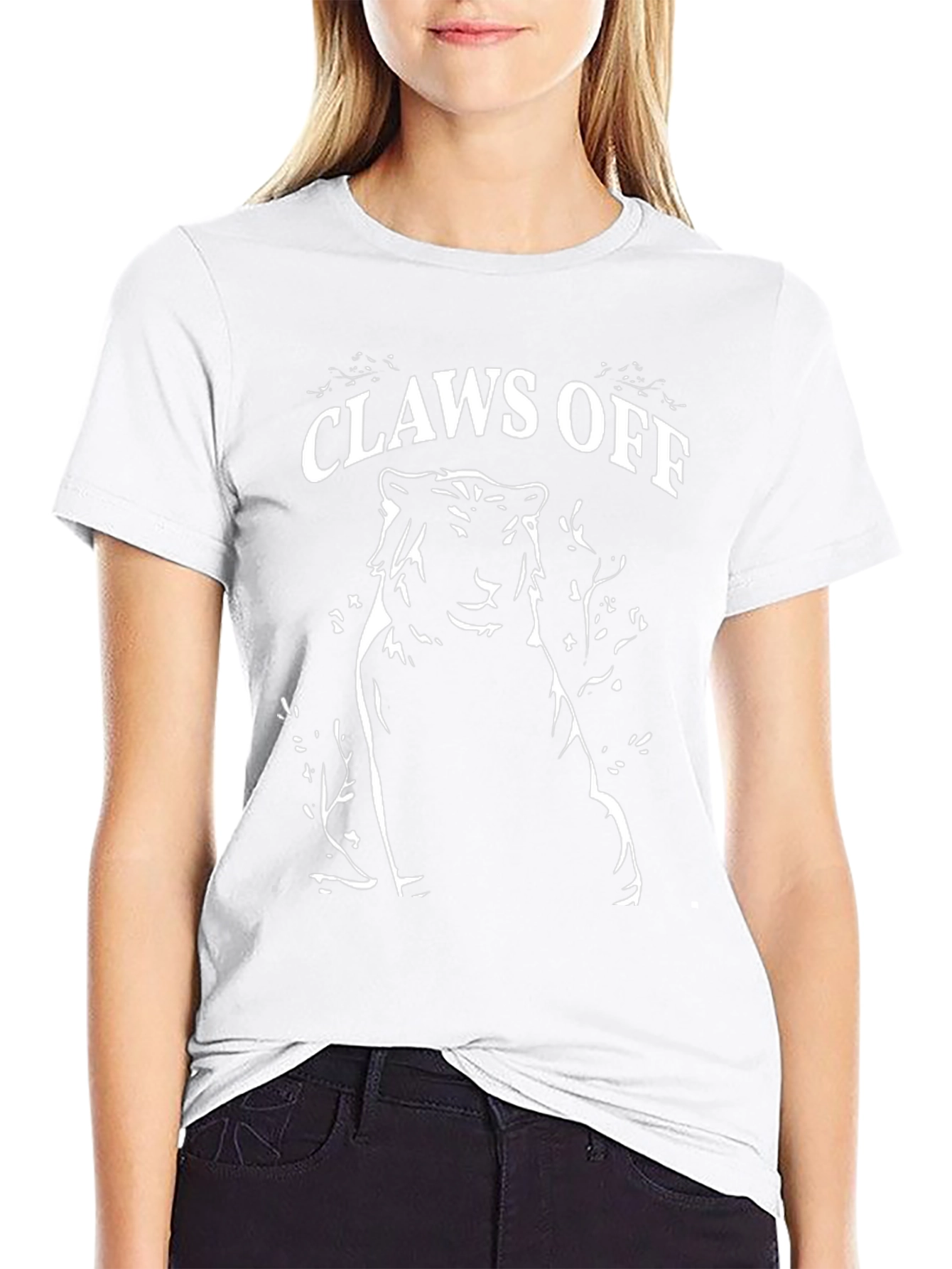 Claws Off Graphic Tee - Black Cotton T-Shirt