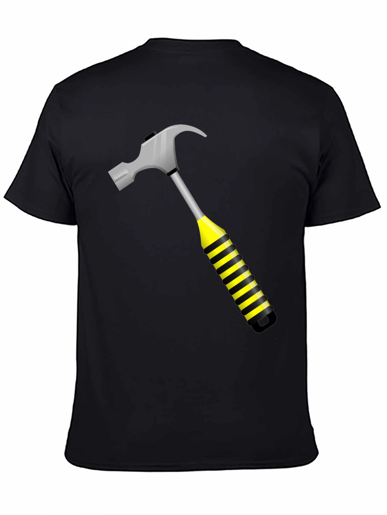 Hammer Time Graphic Tee - Black Crew Neck