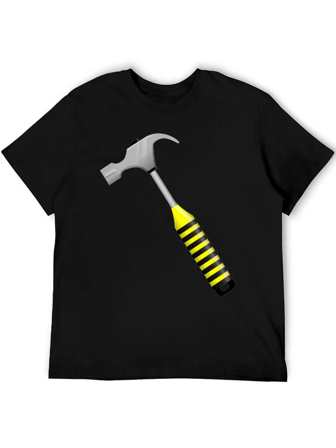 Hammer Time Graphic Tee - Black Crew Neck