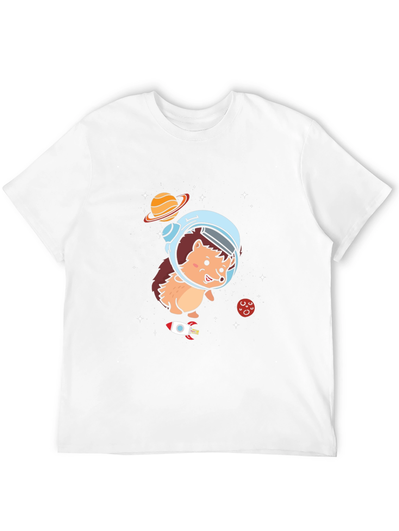 Astronaut Hedgehog T-Shirt - Space Adventure