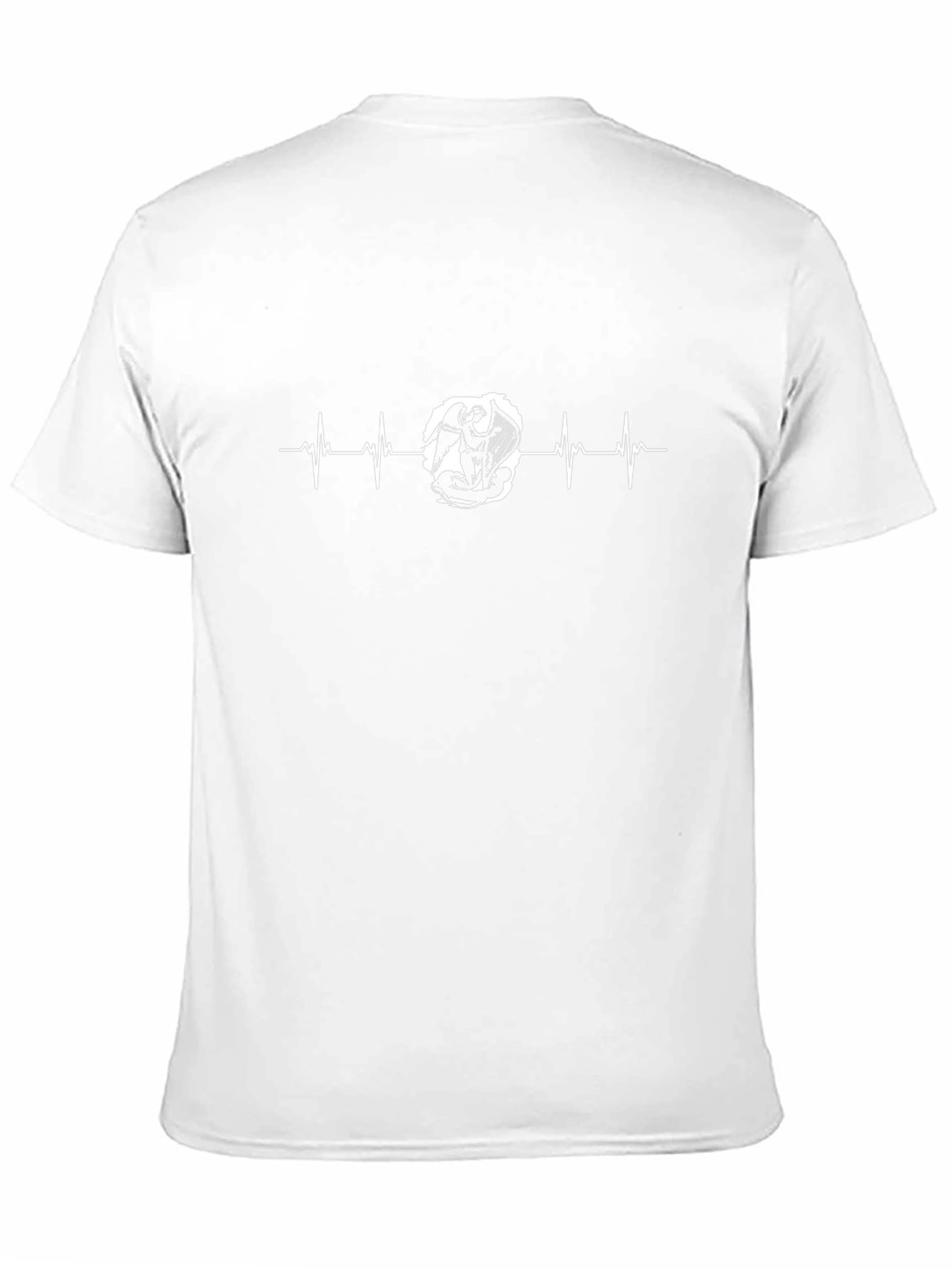 Griffin Heartbeat Black T-Shirt - Unique Design