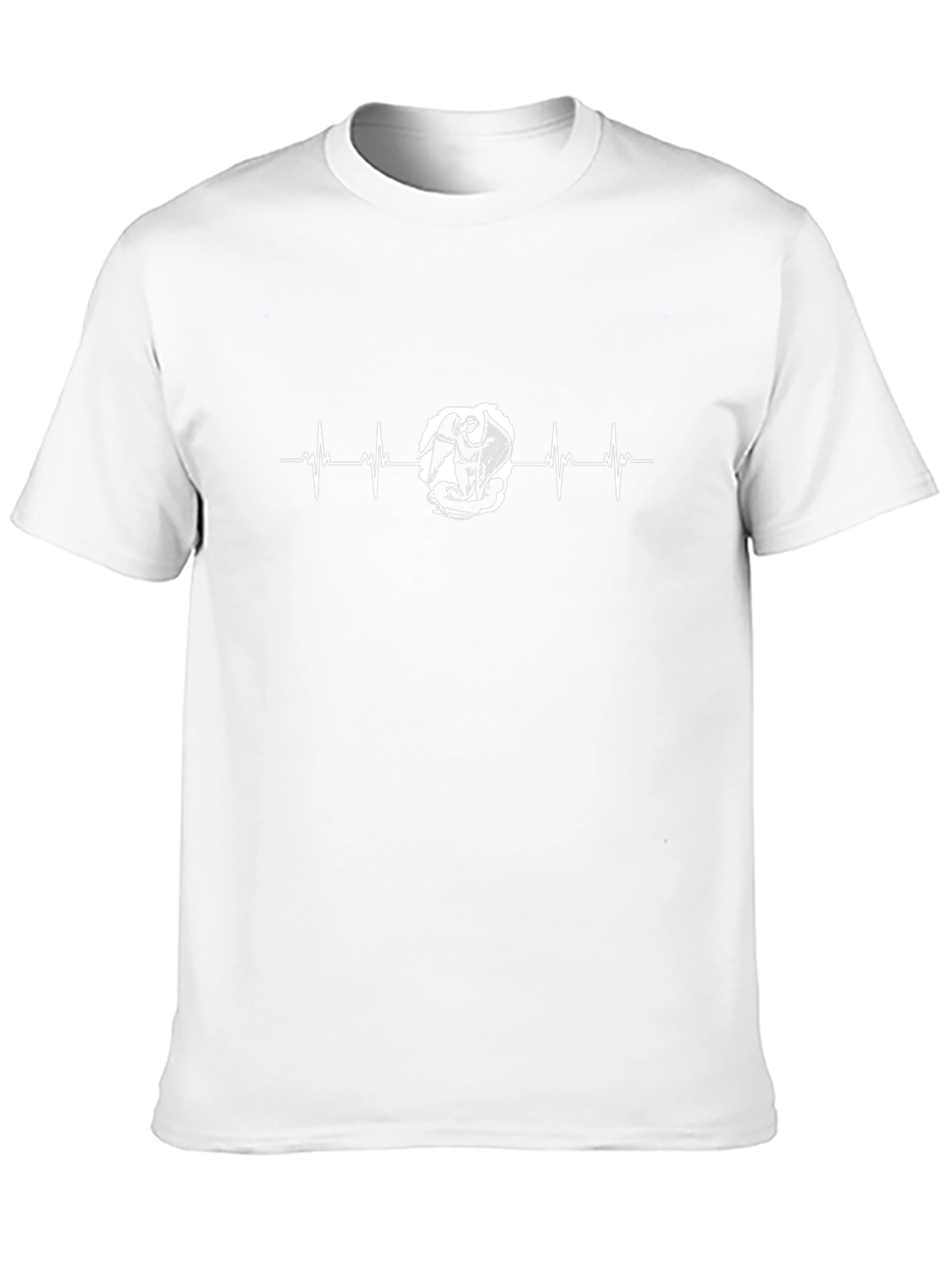 Griffin Heartbeat Black T-Shirt - Unique Design