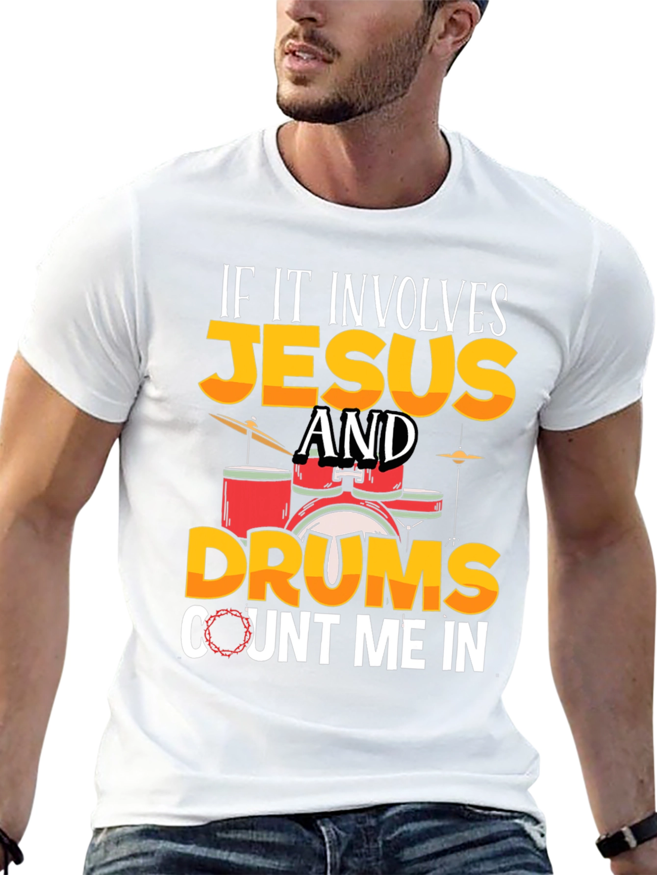 Jesus and Drums T-Shirt