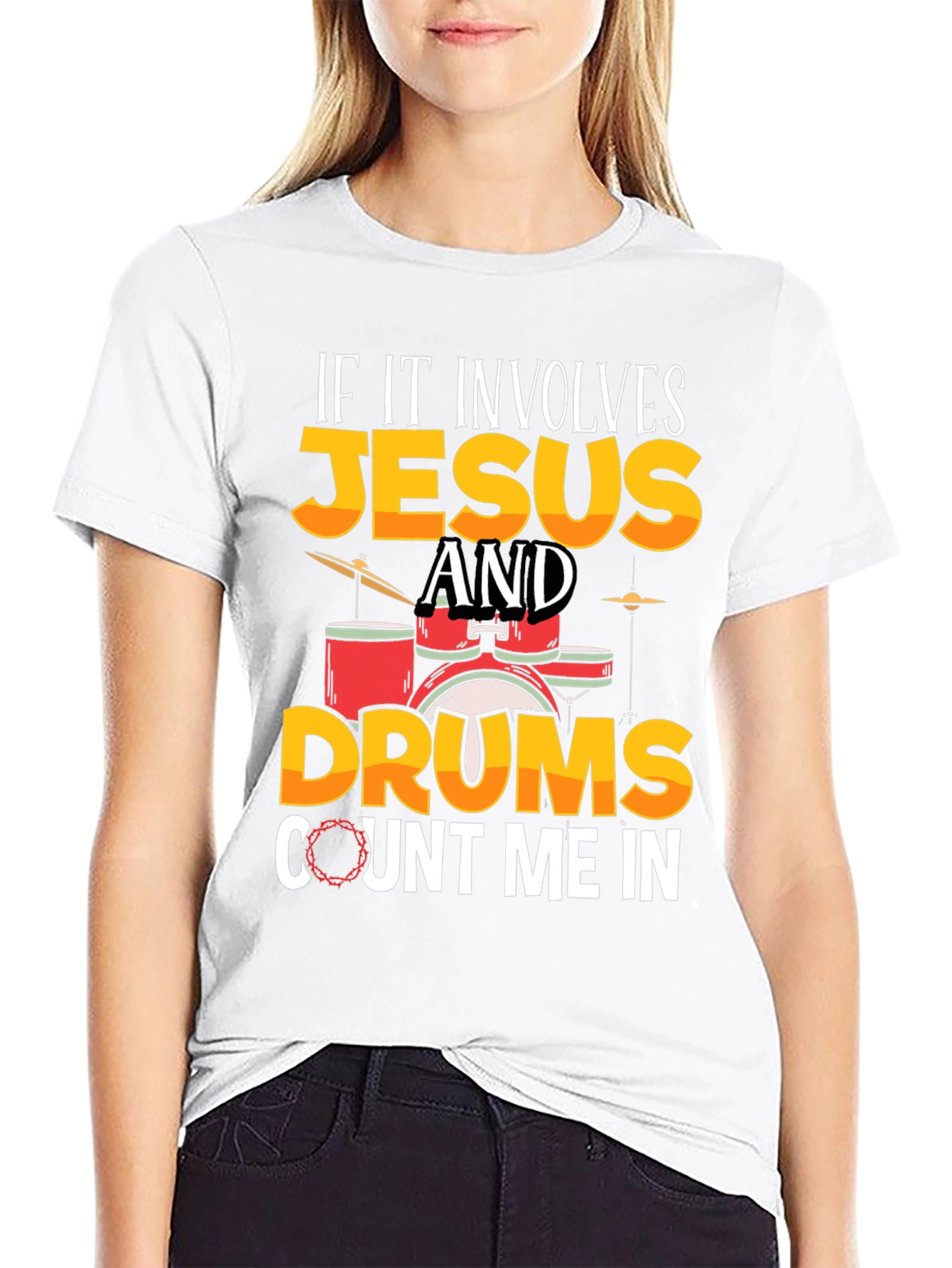 Jesus and Drums T-Shirt