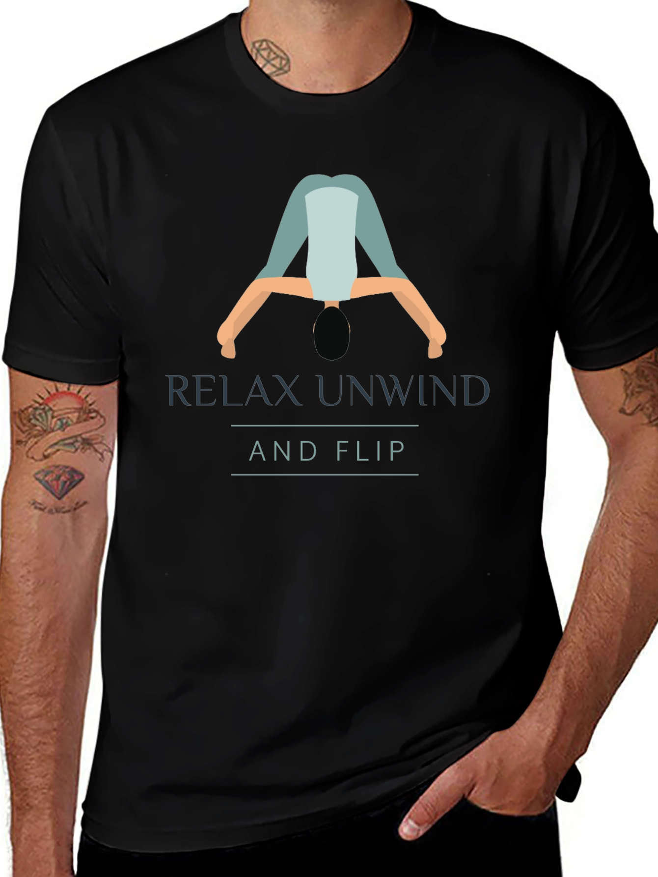 Relax Unwind and Flip Graphic T-Shirt