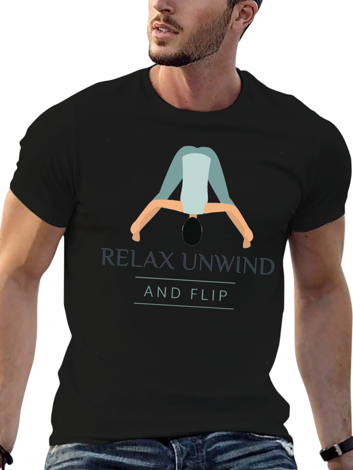 Relax Unwind and Flip Graphic T-Shirt