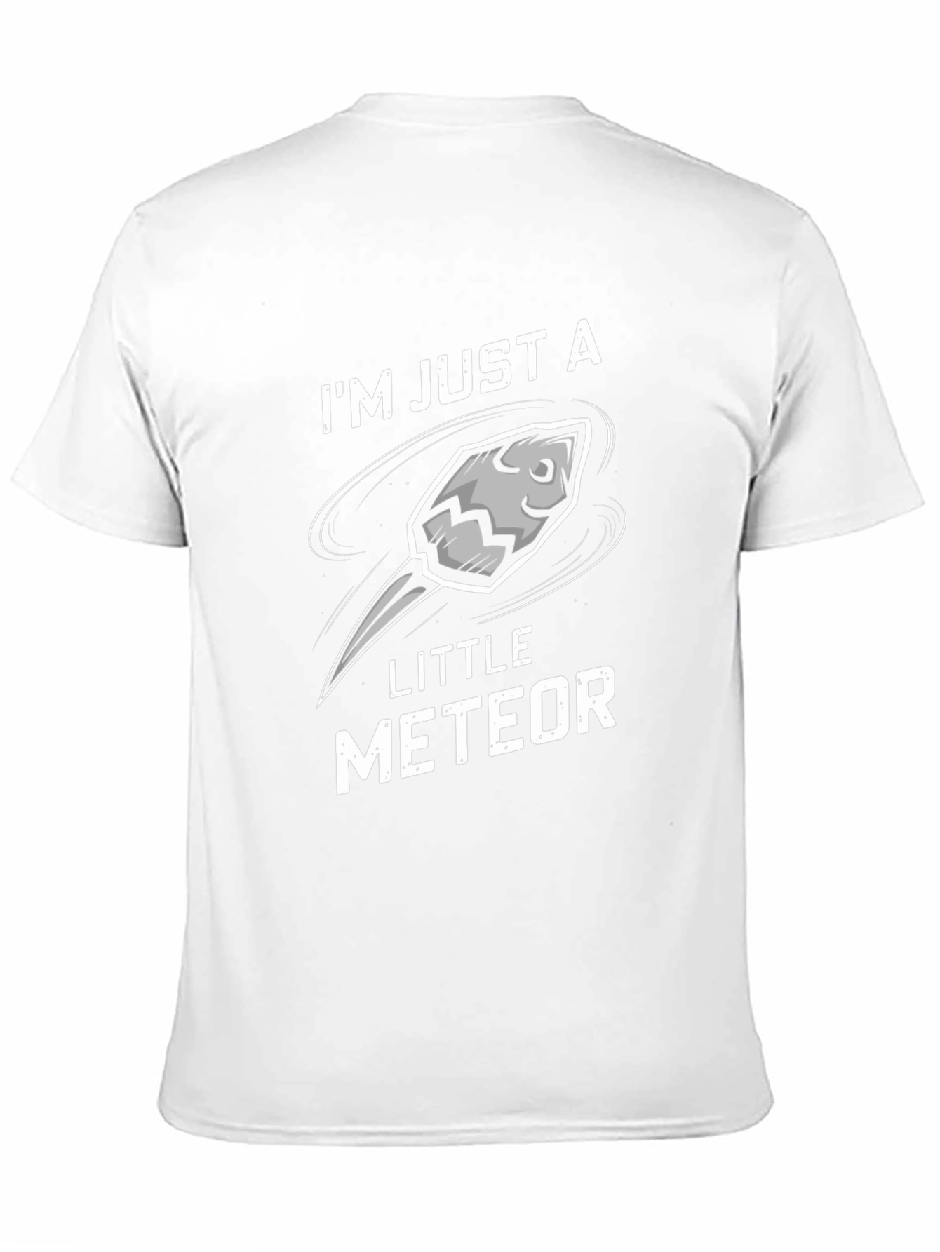 Im Just A Little Meteor Black T-Shirt