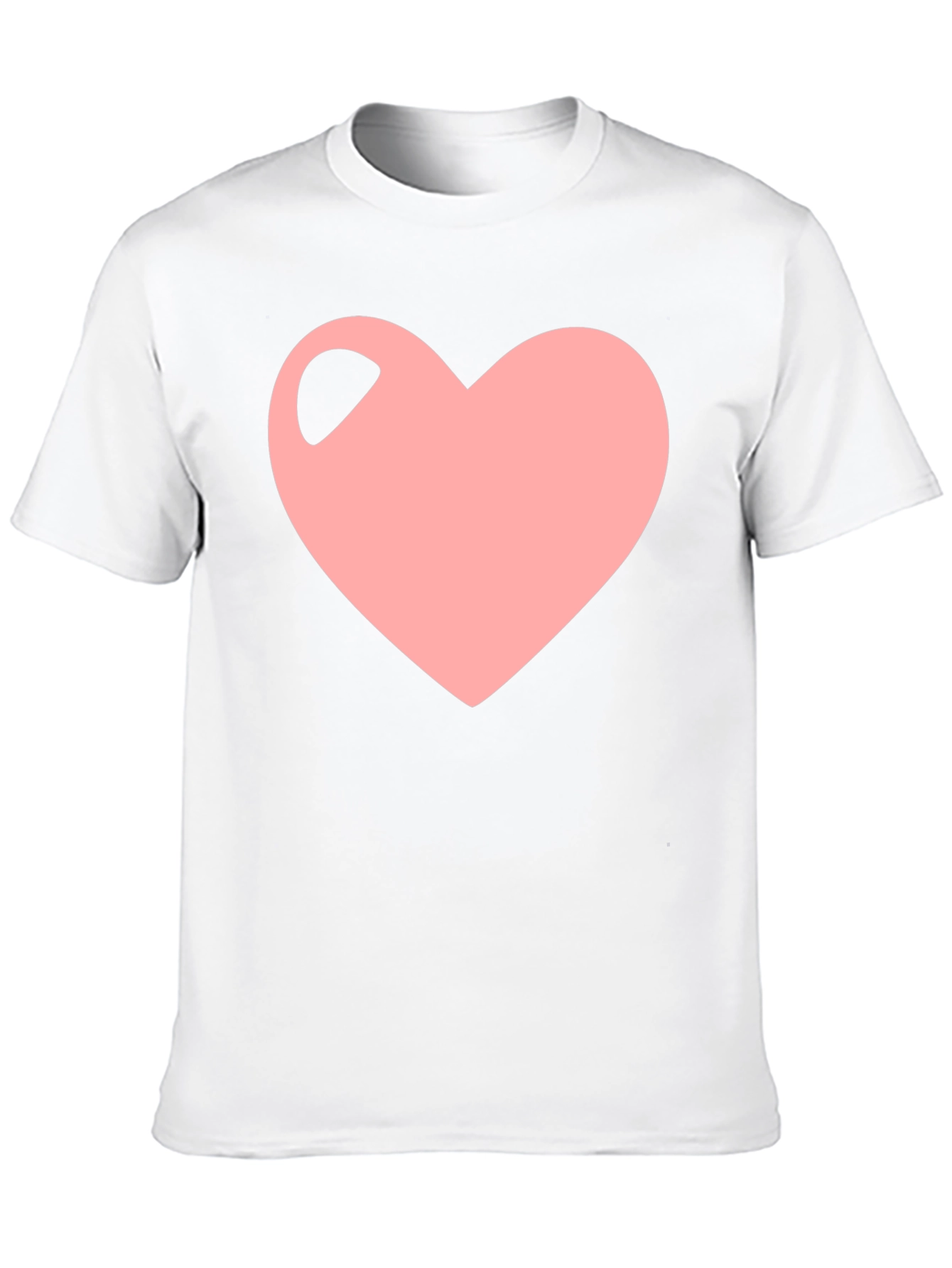 Heart Graphic Black T-Shirt - Trendy Casual Wear