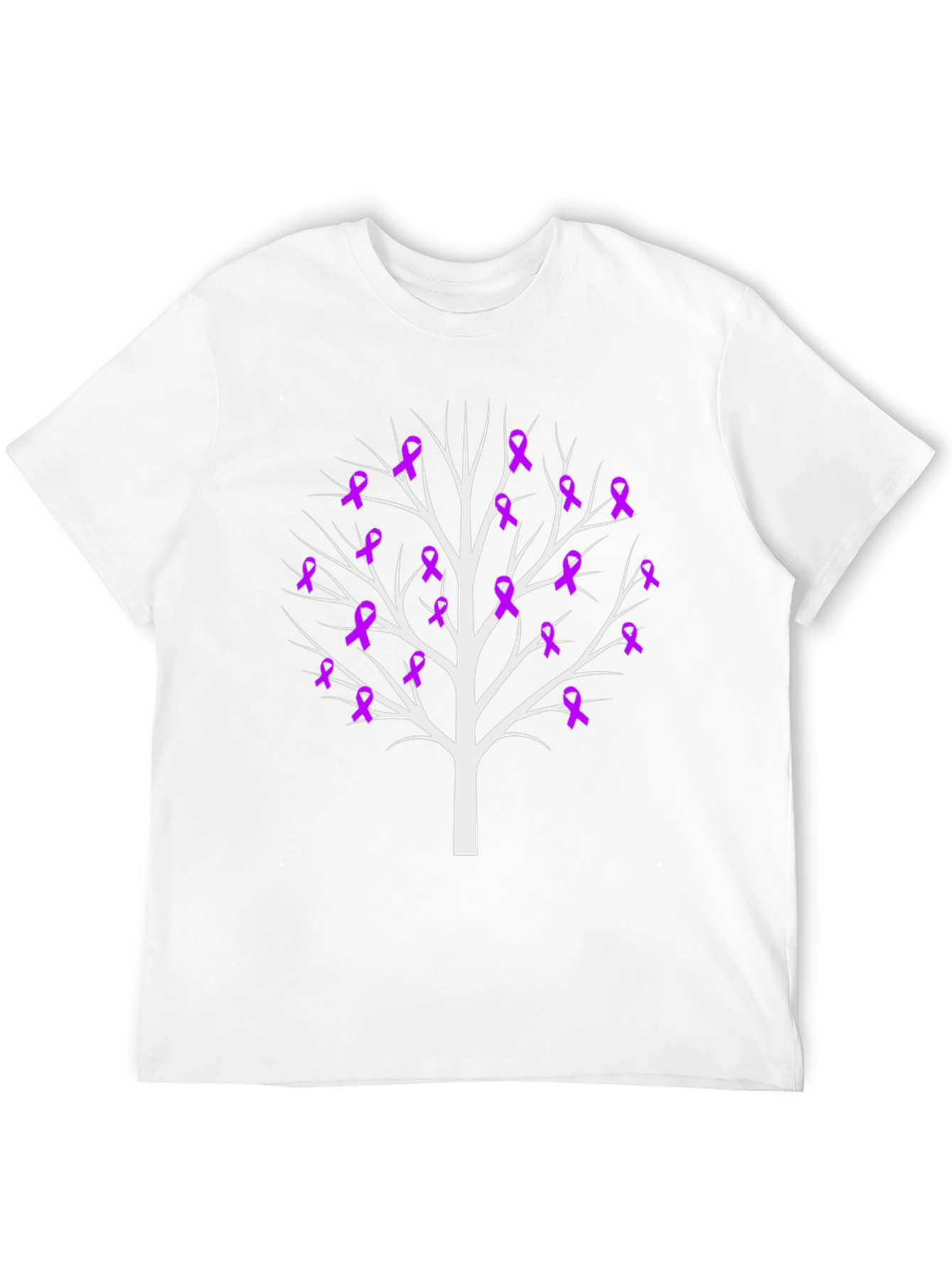 Awareness Ribbon Tree Black Tee