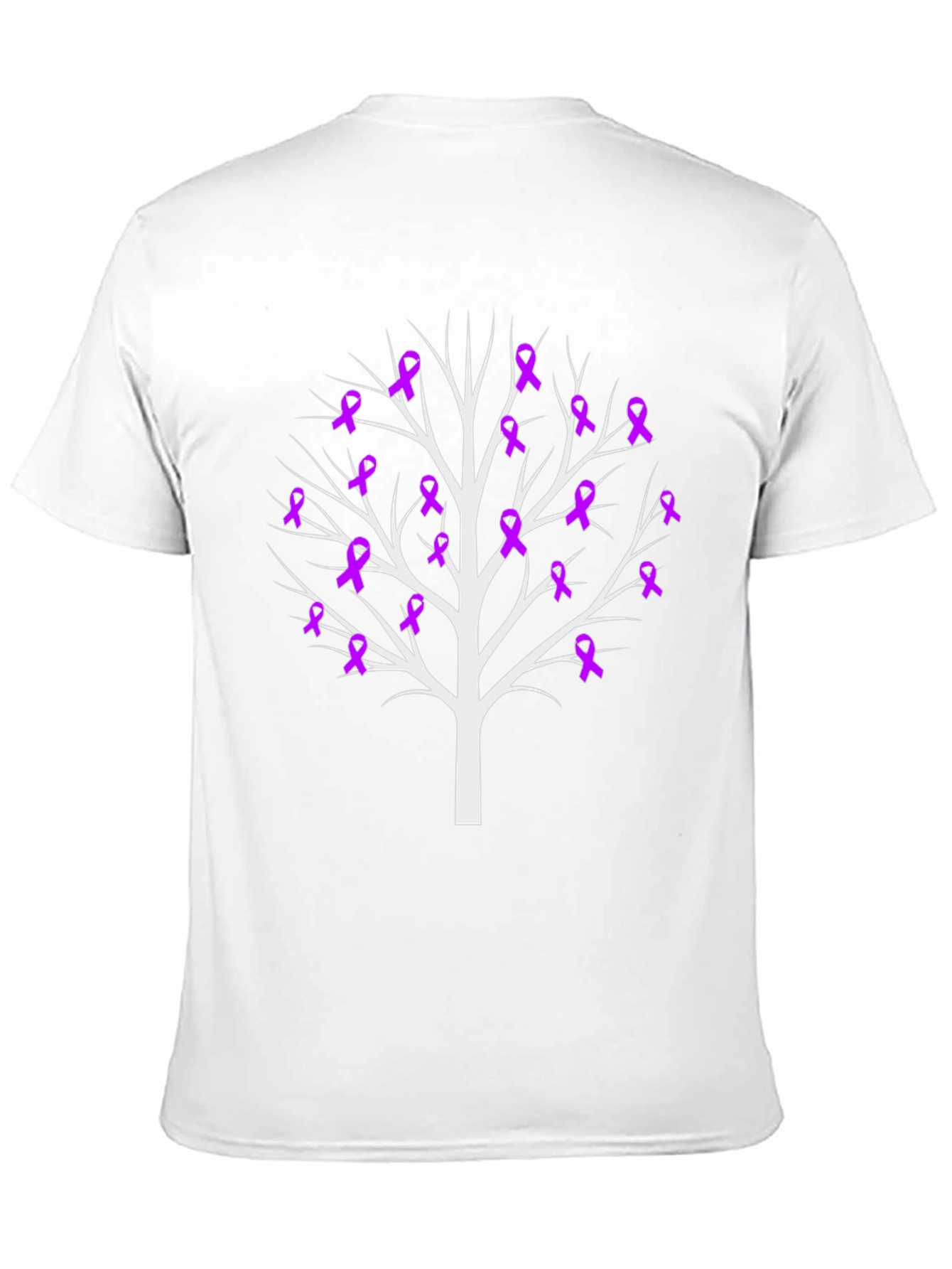 Awareness Ribbon Tree Black Tee