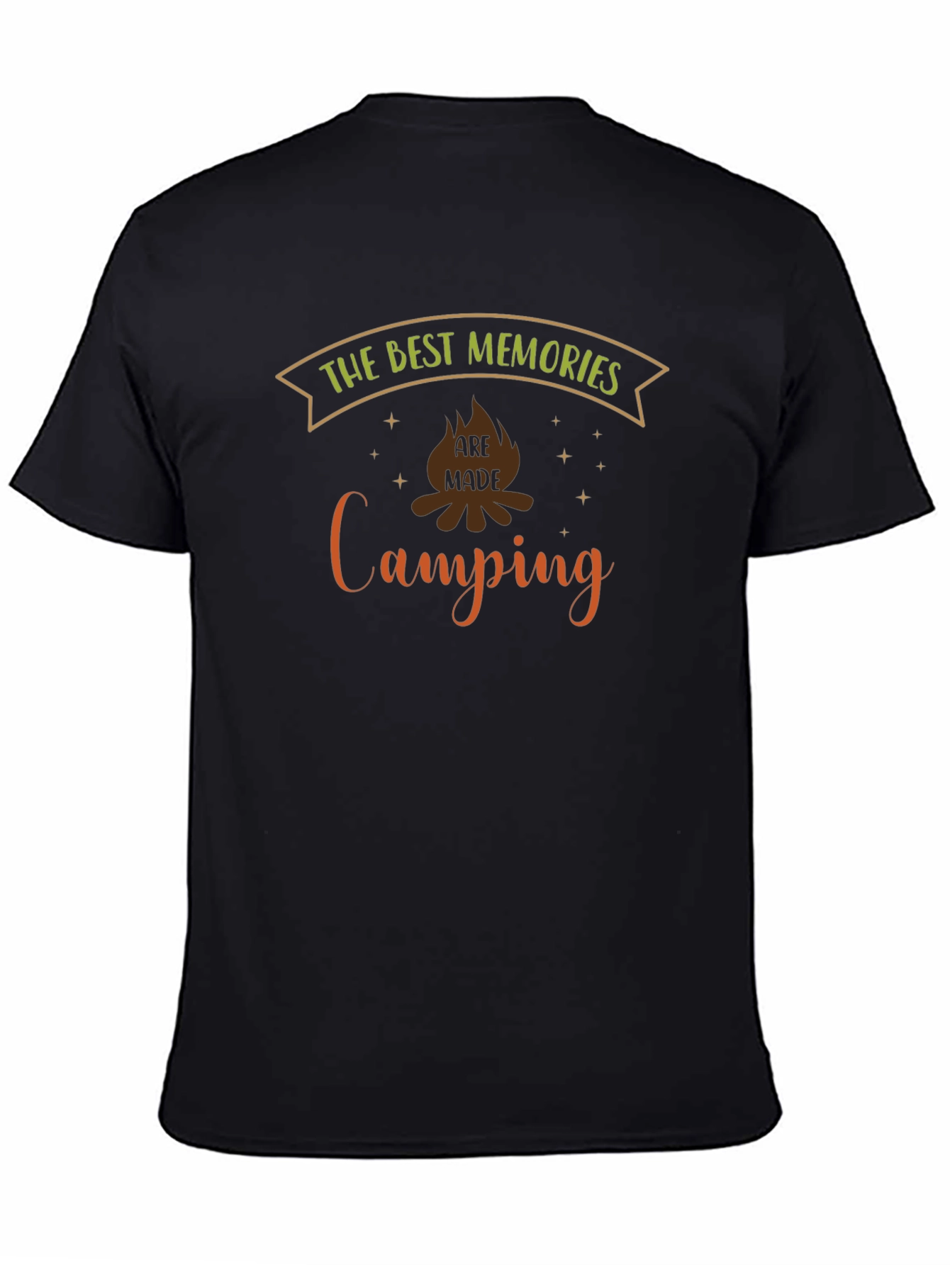 Camping Memories Graphic Tee - Black