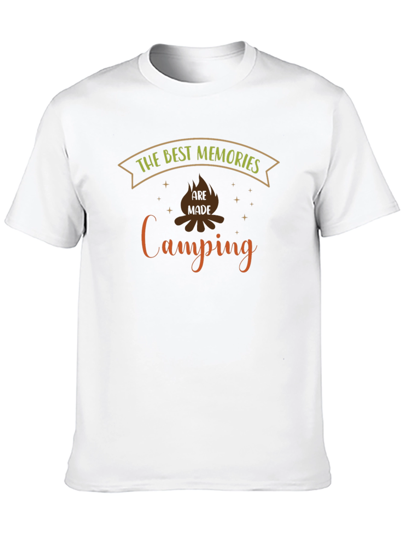 Camping Memories Graphic Tee - Black