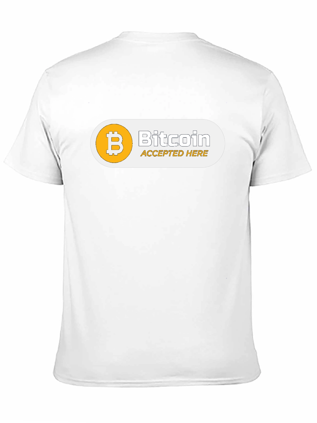 Bitcoin Accepted Here Black T-Shirt