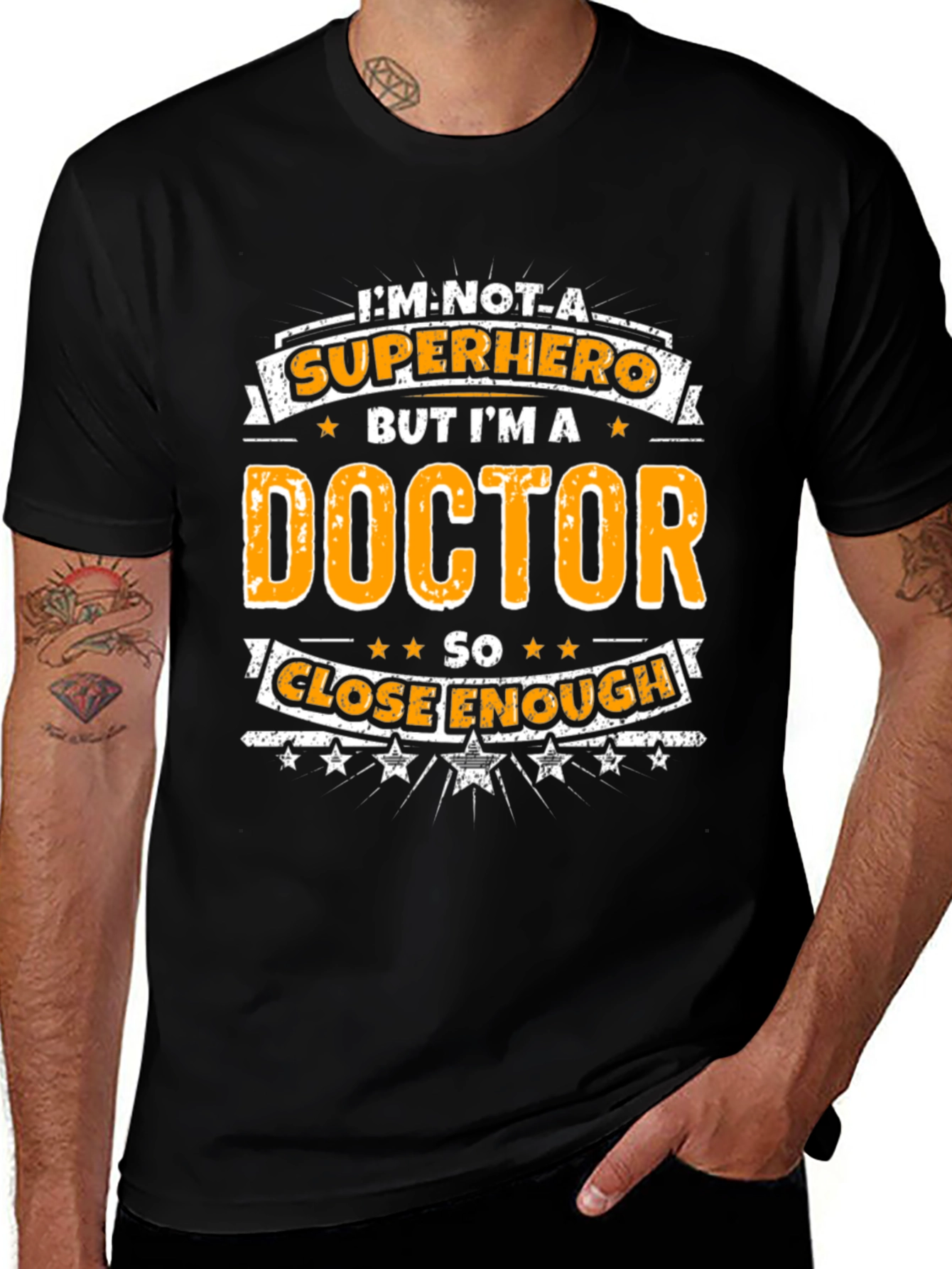 Doctor Superhero Graphic T-Shirt