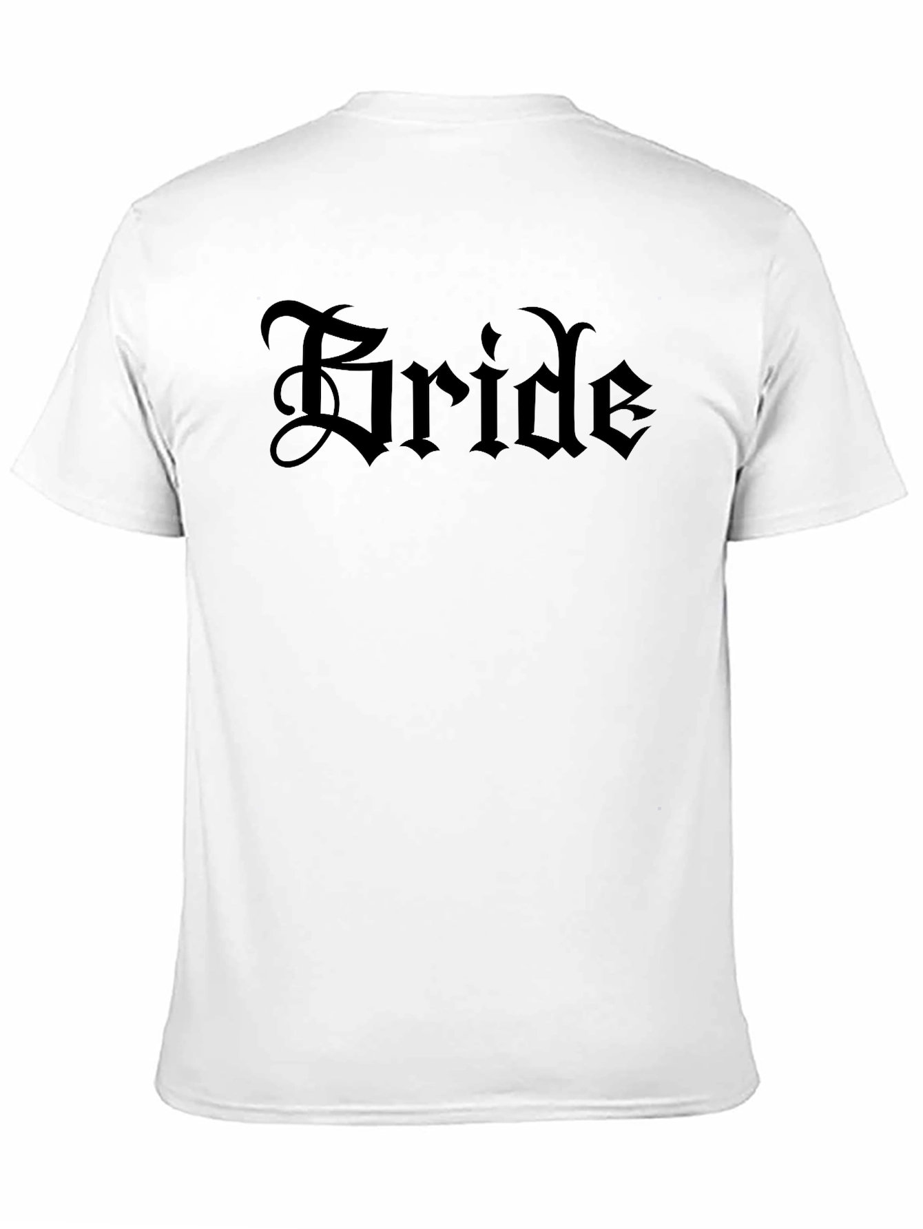 Bride Gothic Text T-Shirt - Black