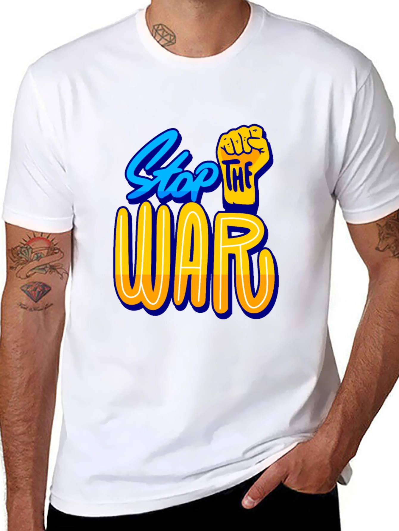Stop the War Black T-Shirt