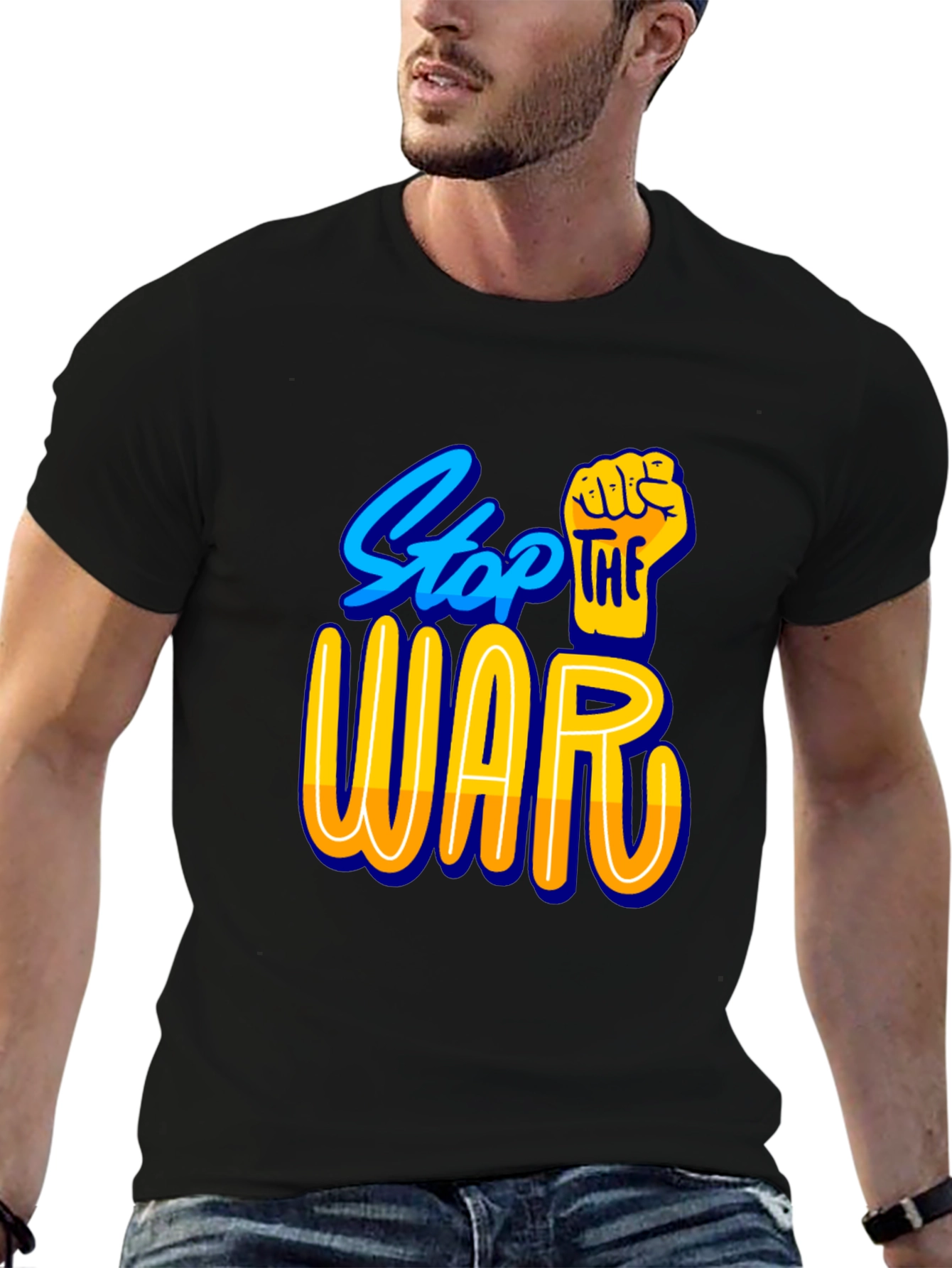 Stop the War Black T-Shirt
