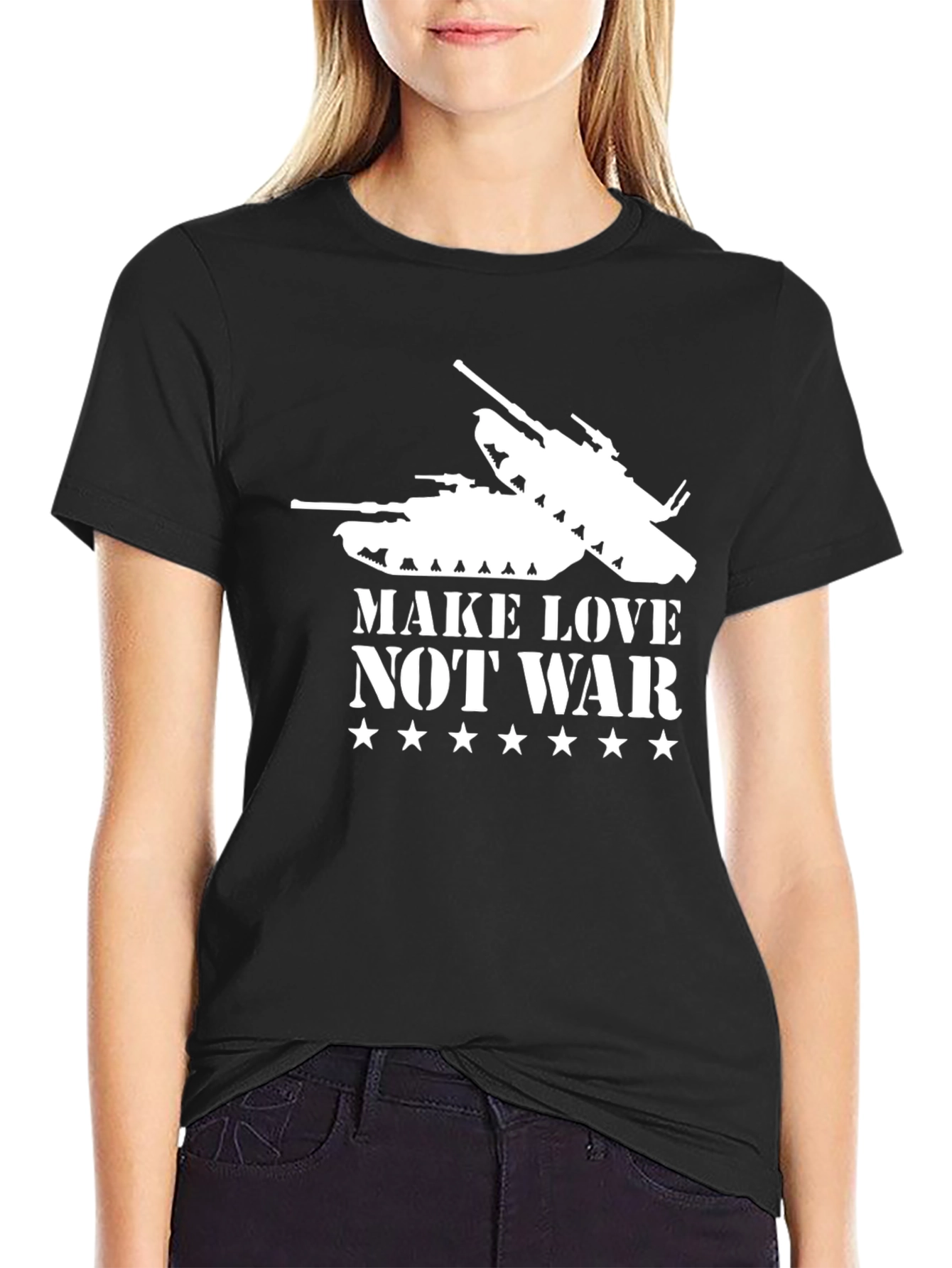 Make Love Not War Graphic Tee