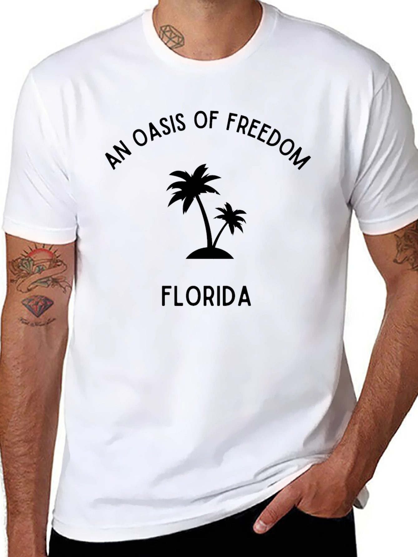 Oasis of Freedom Florida Graphic T-Shirt