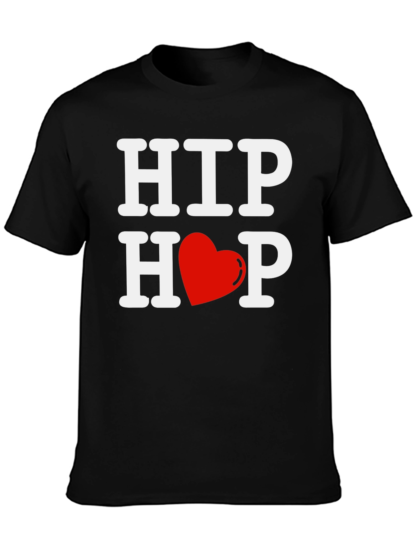 Hip Hop Heart T-Shirt - Graphic Print