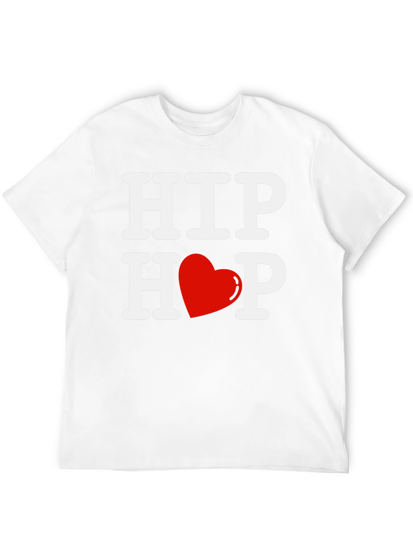 Hip Hop Heart T-Shirt - Graphic Print