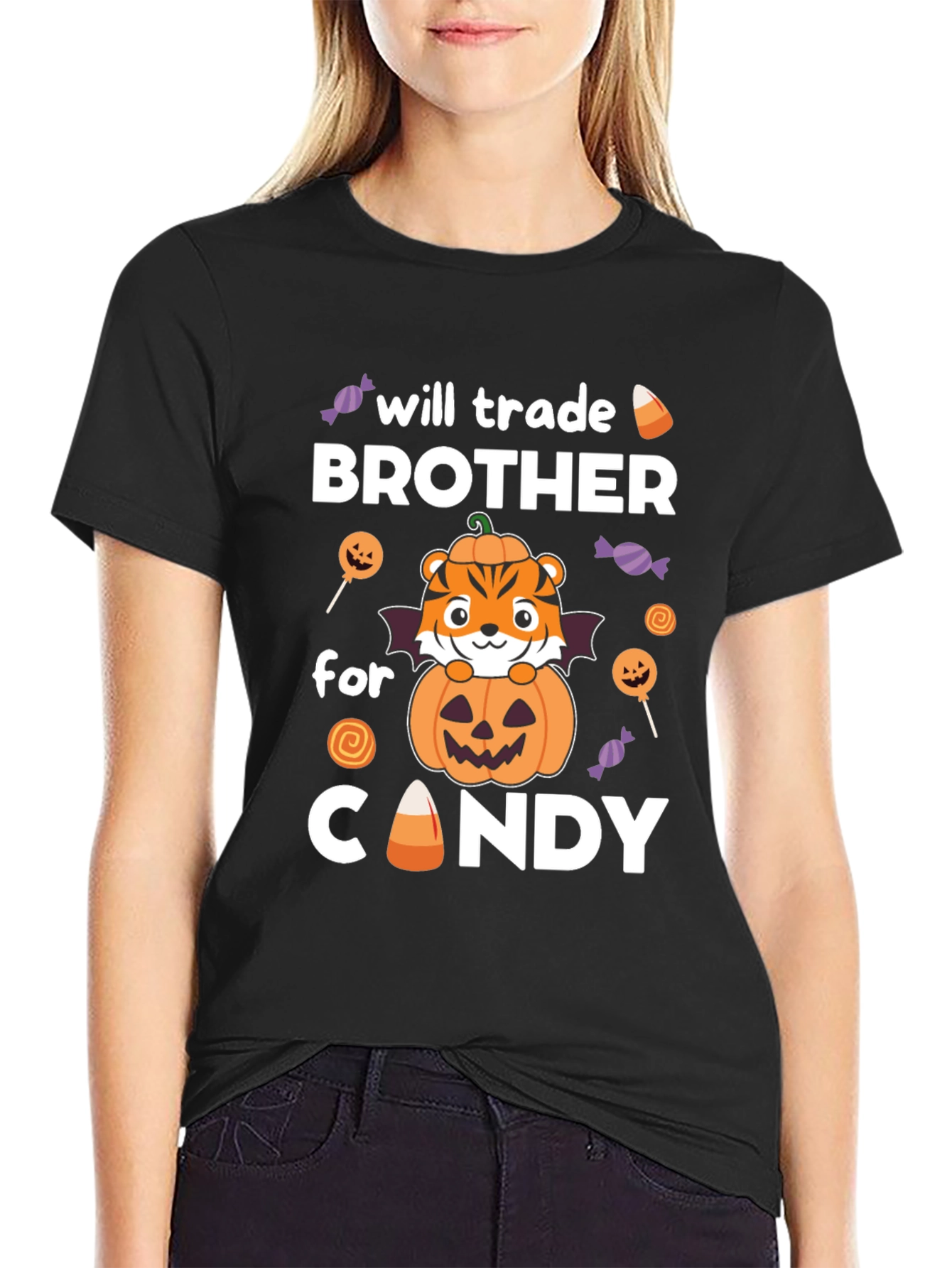 Halloween Brother Candy Trade T-Shirt