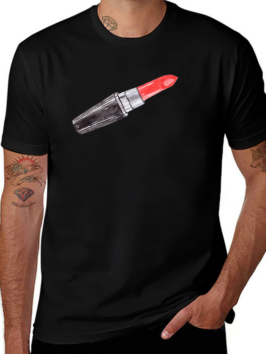 Lipstick Graphic Tee - Classic Black