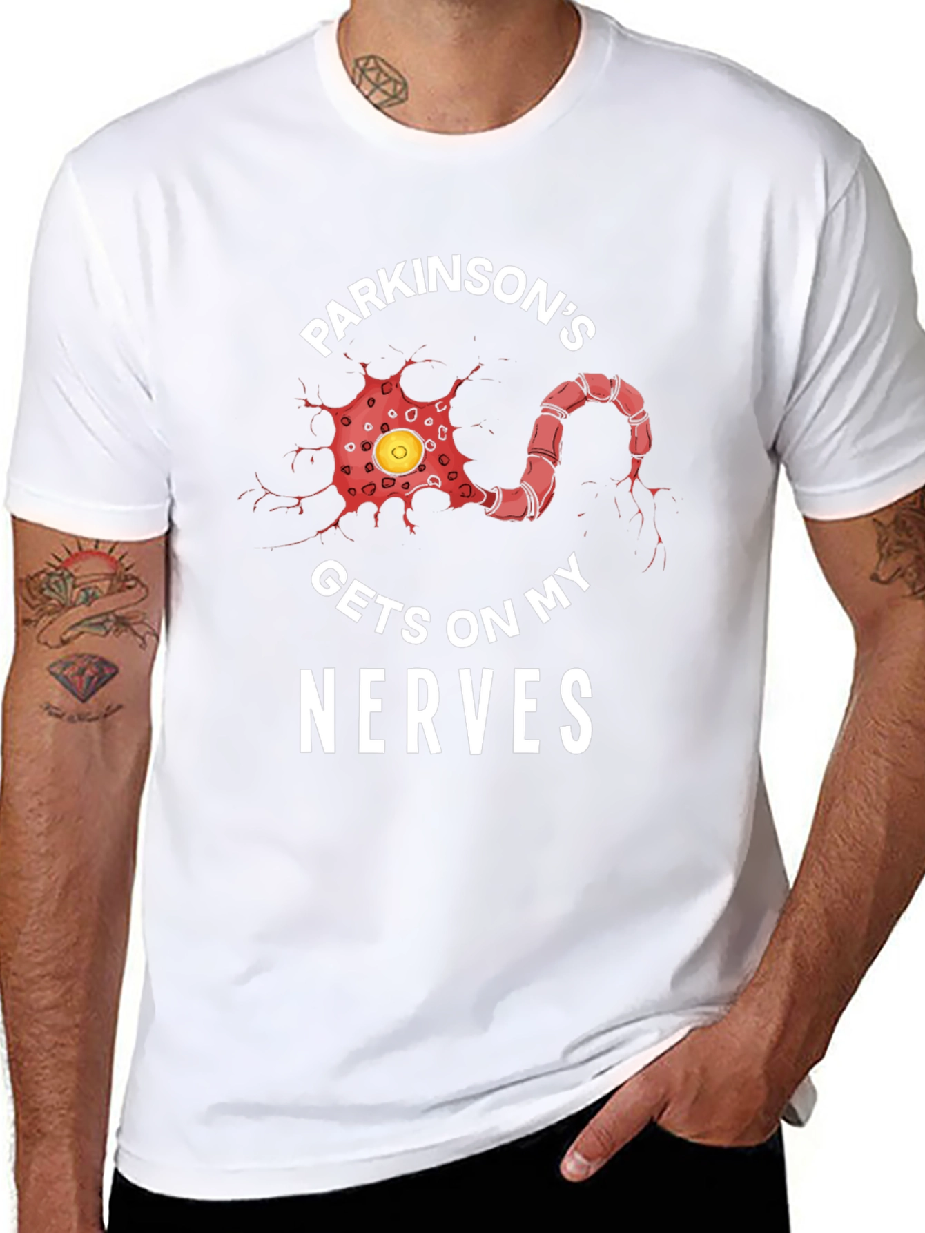 Parkinsons Gets On My Nerves T-Shirt