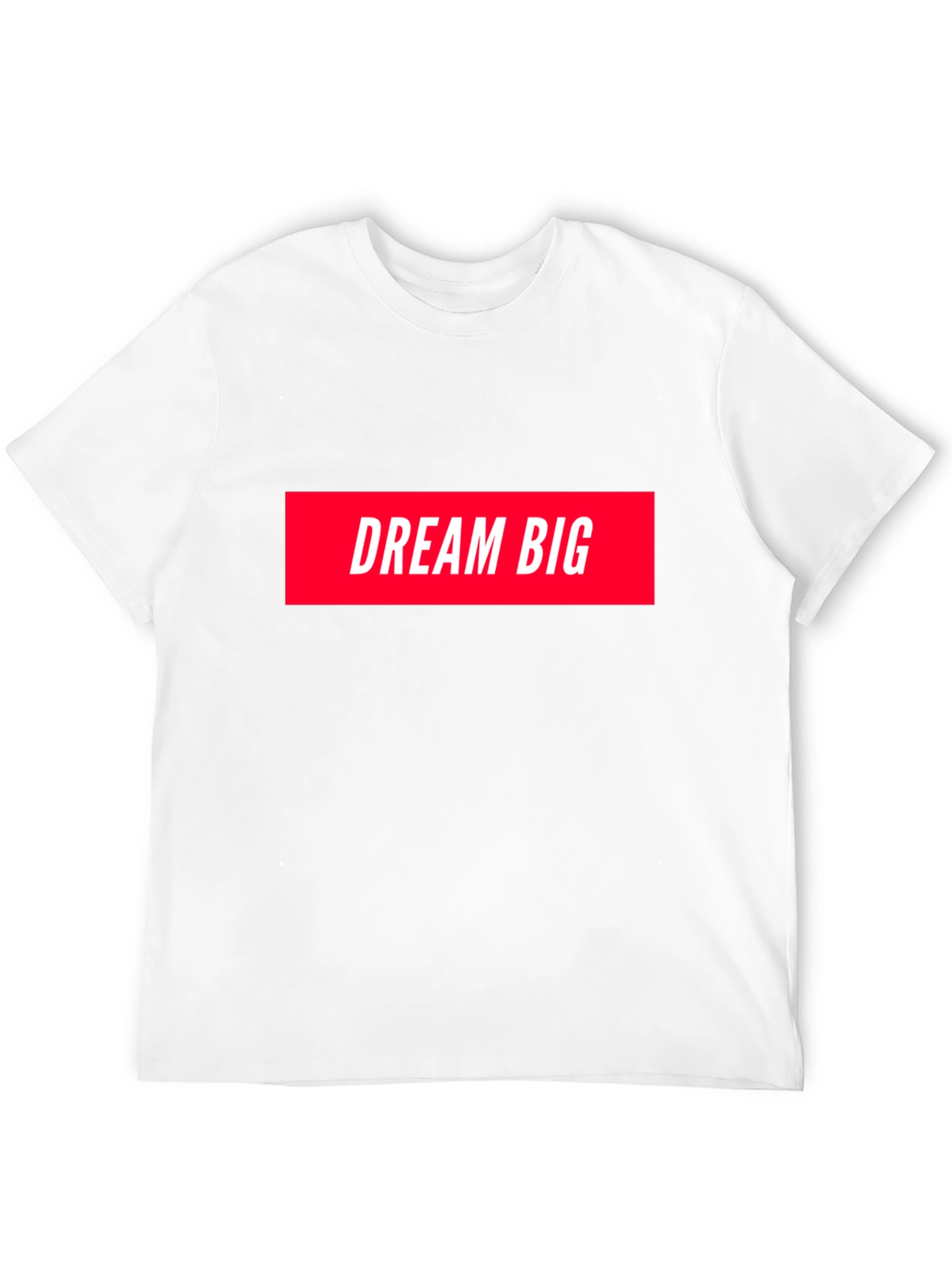 Dream Big Graphic Tee - Black Cotton T-Shirt