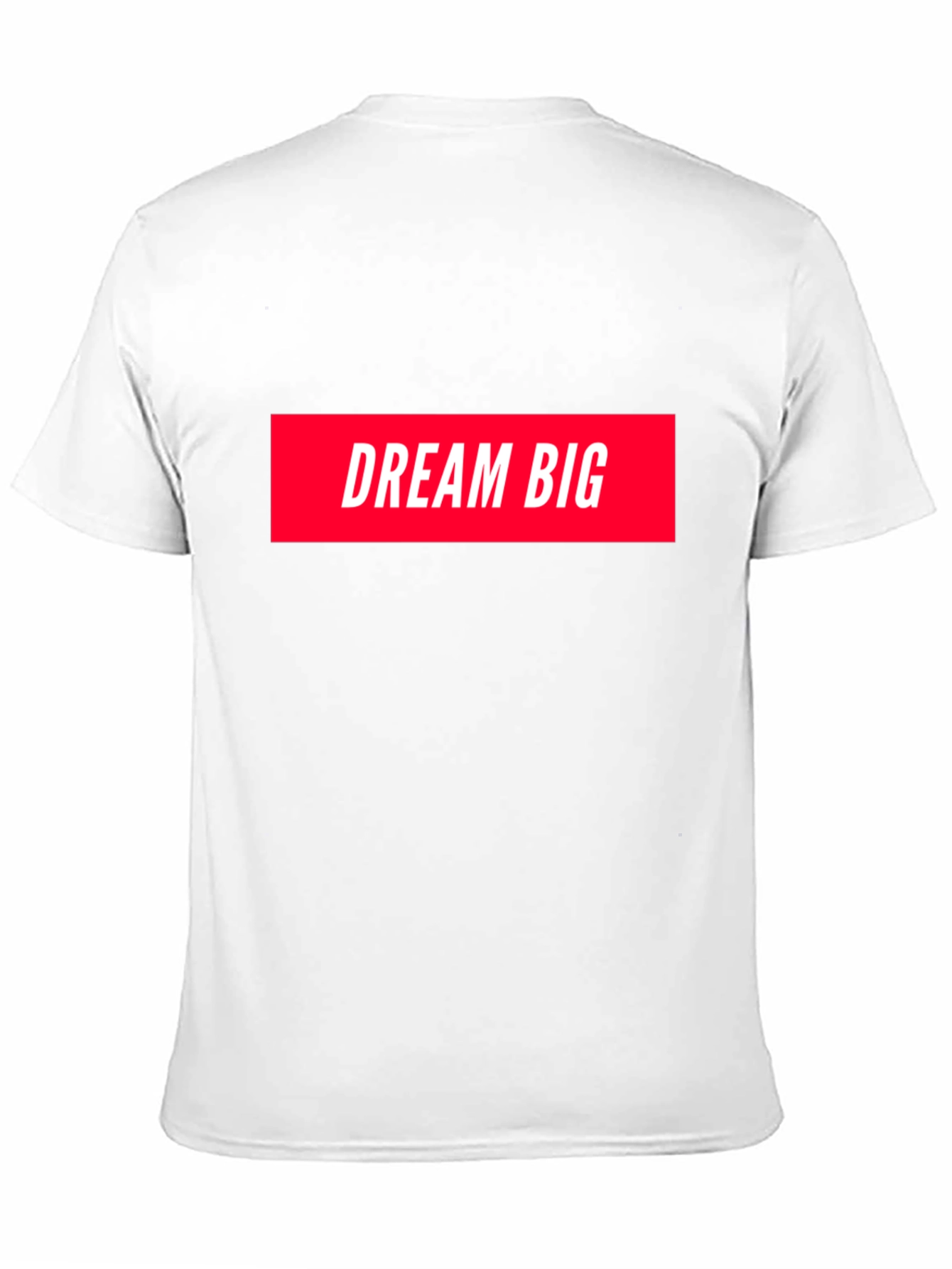 Dream Big Graphic Tee - Black Cotton T-Shirt