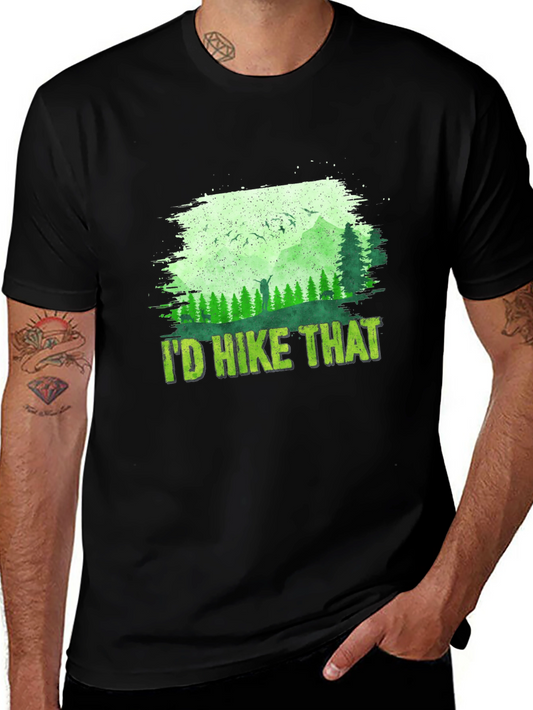 Id Hike That T-Shirt - Mountain Adventure Tee