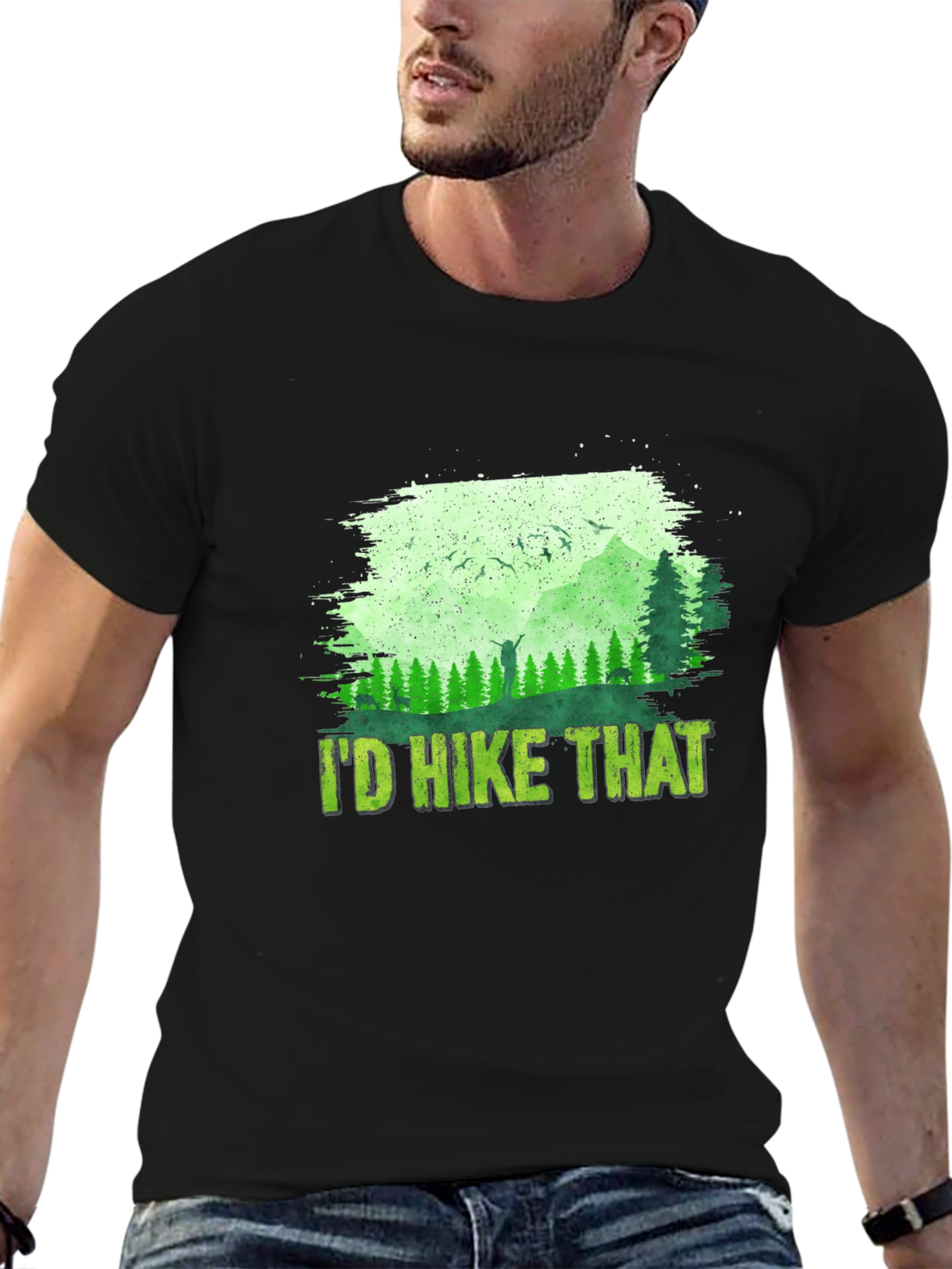 Id Hike That T-Shirt - Mountain Adventure Tee