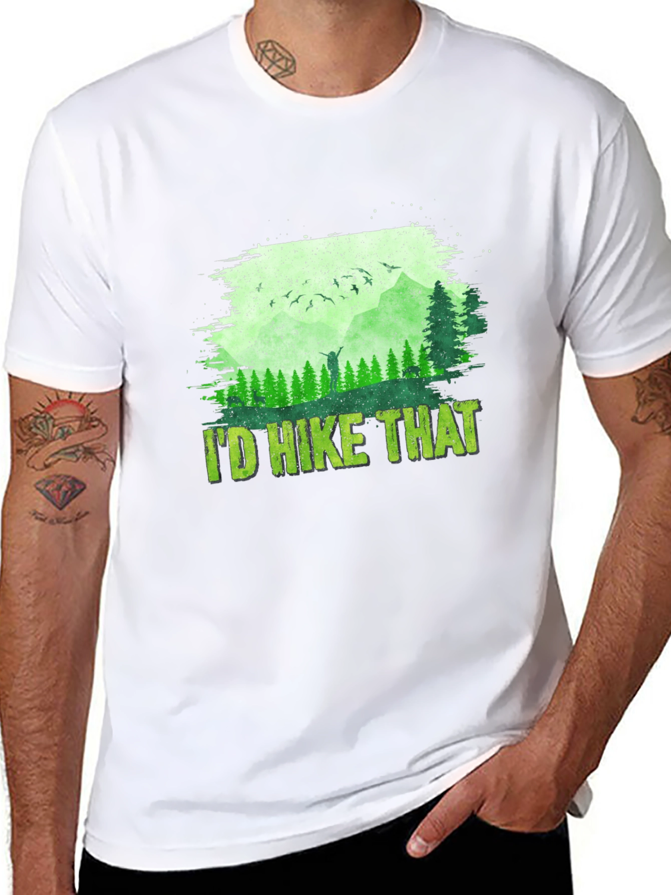 Id Hike That T-Shirt - Mountain Adventure Tee
