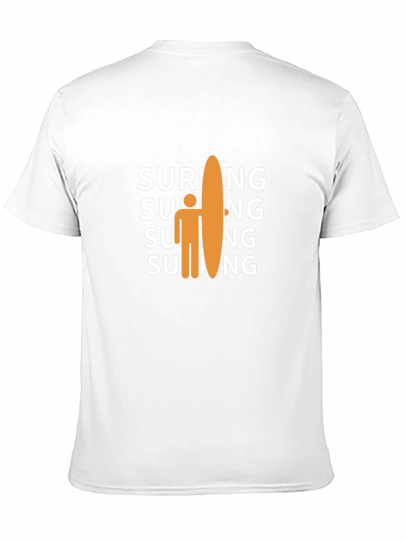 Surfing Graphic Tee - Casual Black T-Shirt