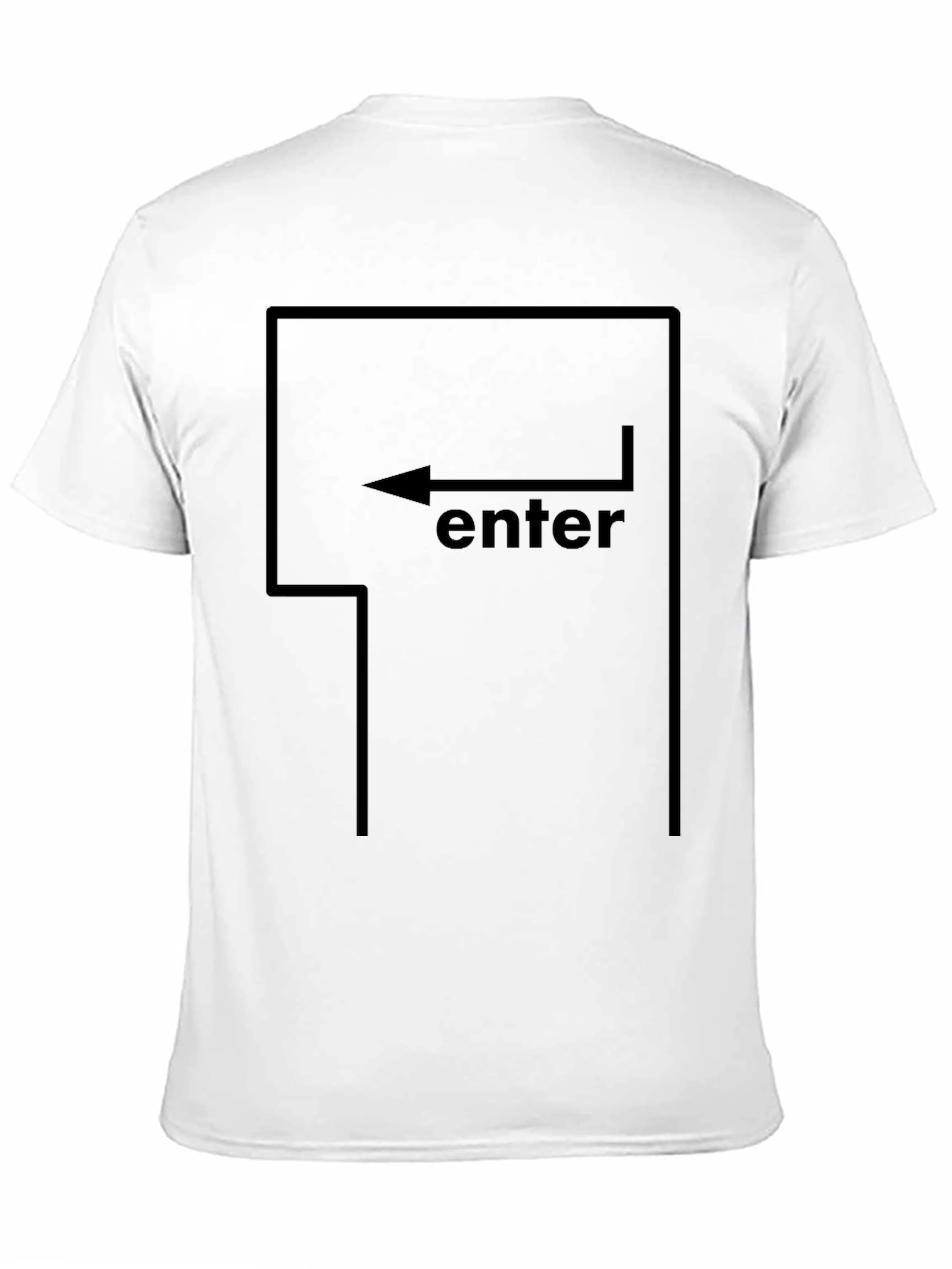 Enter Key T-Shirt - Geeky Graphic Tee