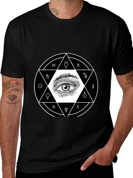 Occult Eye Graphic Tee - Unisex Black T-Shirt