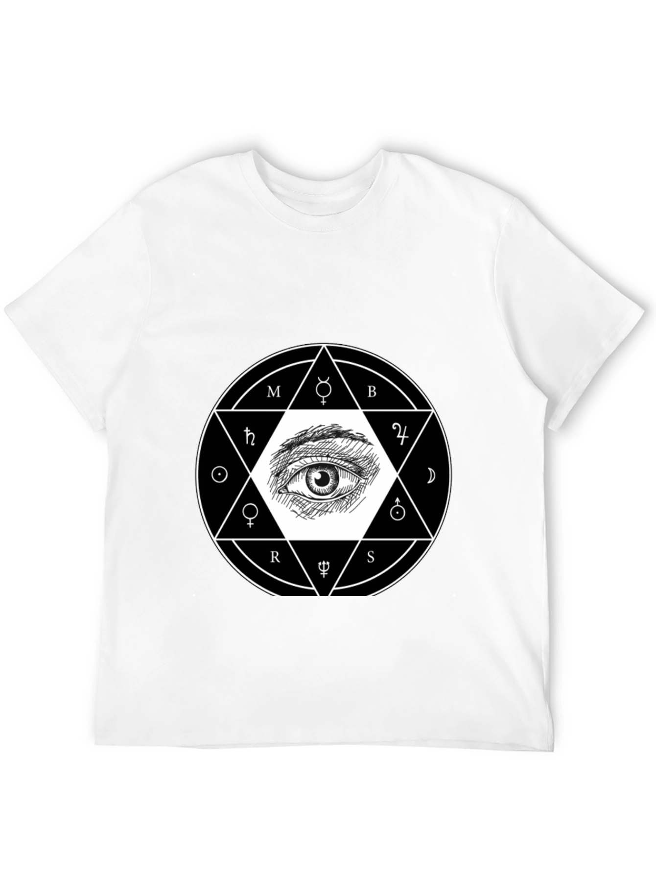 Occult Eye Graphic Tee - Unisex Black T-Shirt