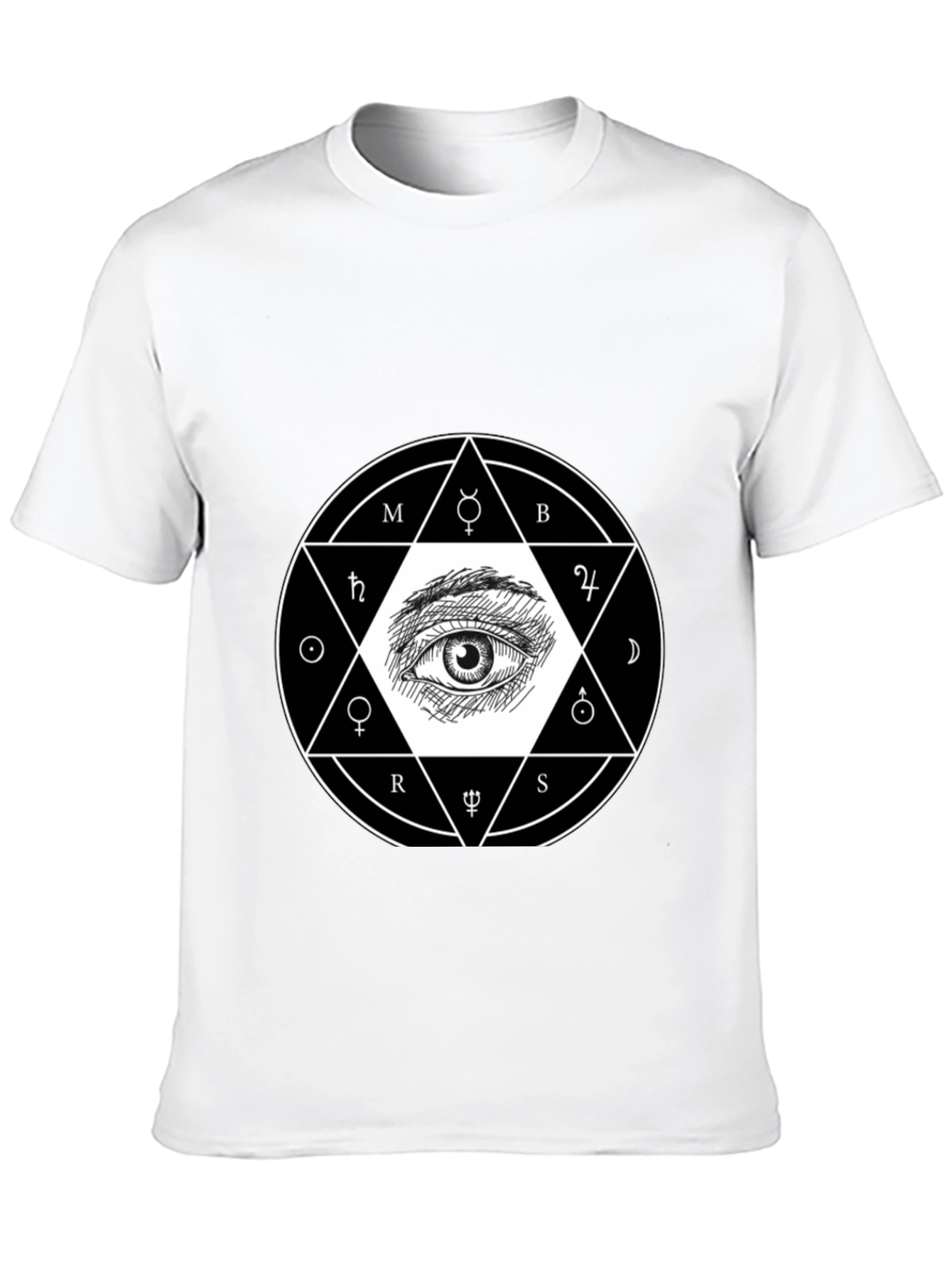 Occult Eye Graphic Tee - Unisex Black T-Shirt
