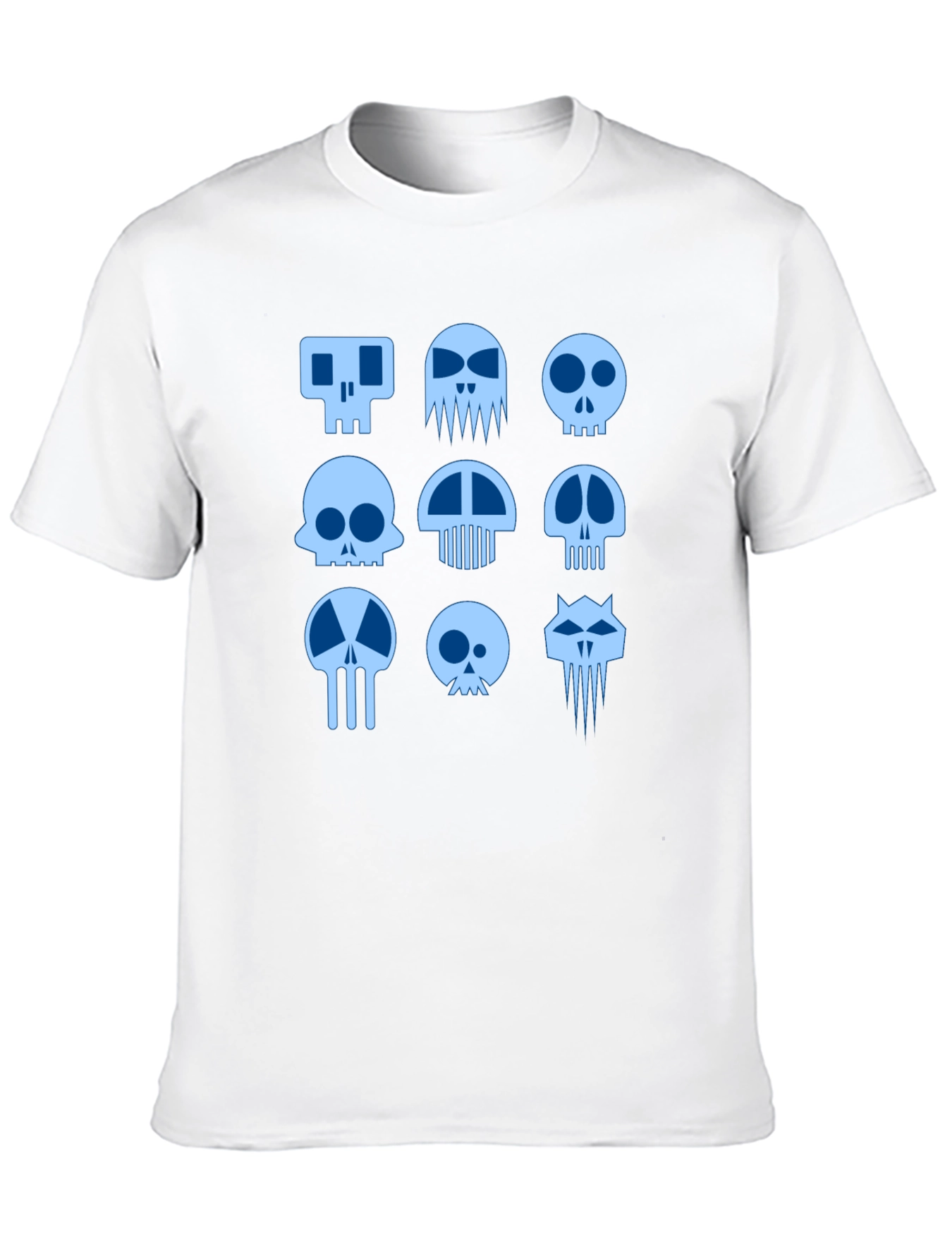 Skull Graphic Print Black T-Shirt