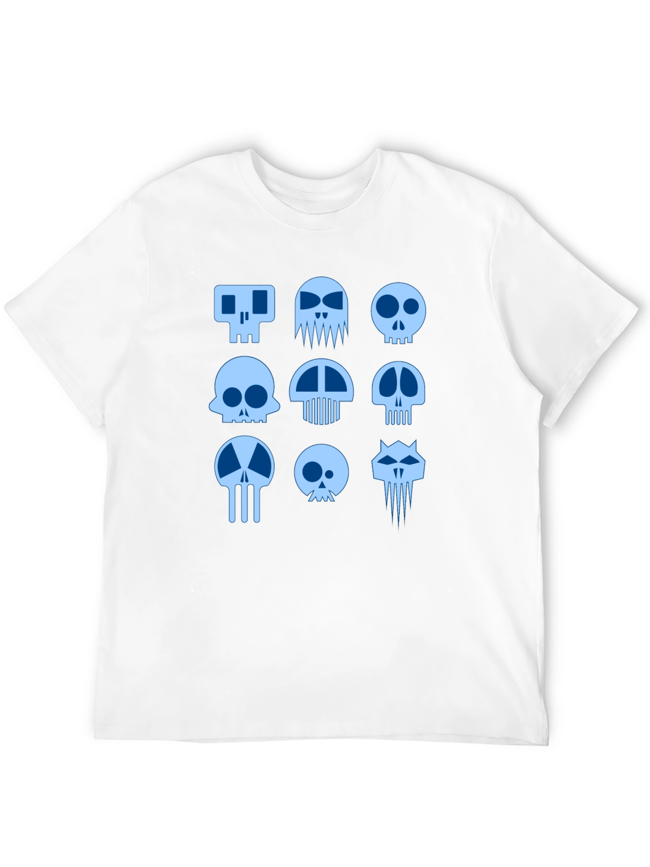 Skull Graphic Print Black T-Shirt